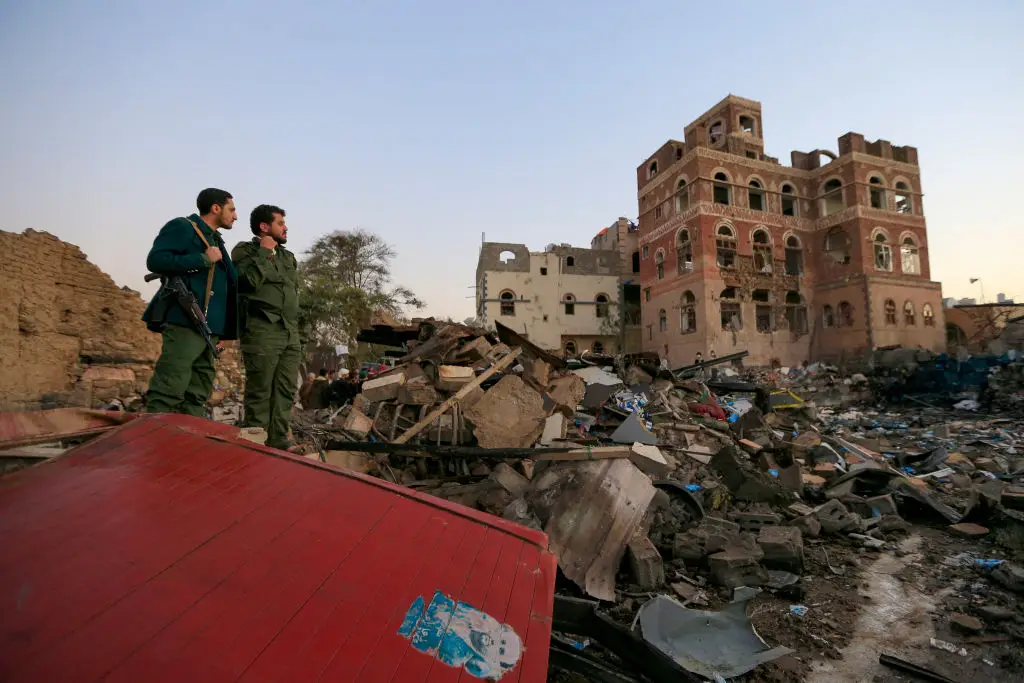 The Houthis are a Zaydi Shia Islamist political and military organisation that emerged from Yemen in the 90s (MOHAMMED HUWAIS/AFP via Getty Images)