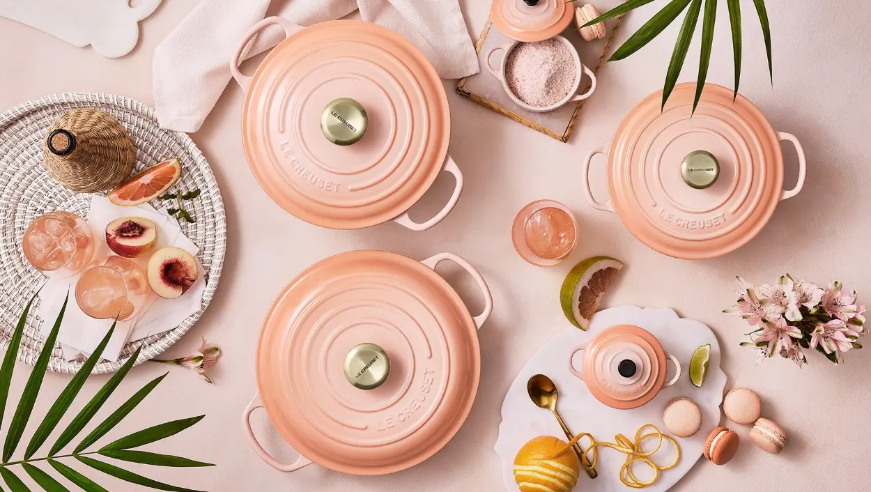 The Pêche range from Le Creuset can make you a better cook (maybe). (Le Creuset)