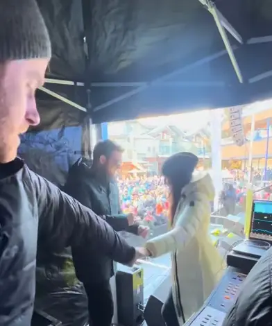 Prince Harry, Meghan Markle and Michael Bublé (Instagram/Meghan)