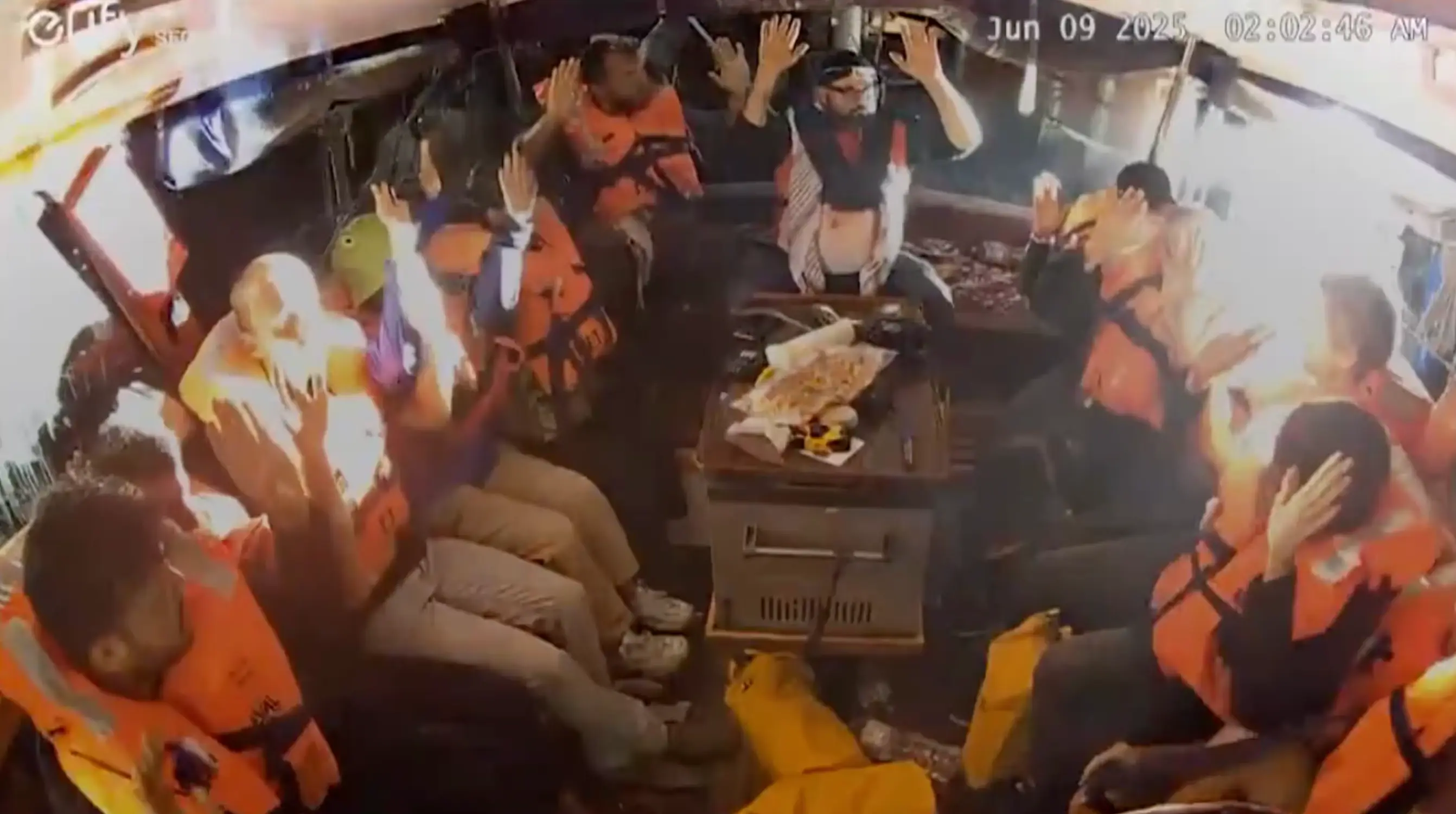 The crew were transported to a port in Israel (FFC)