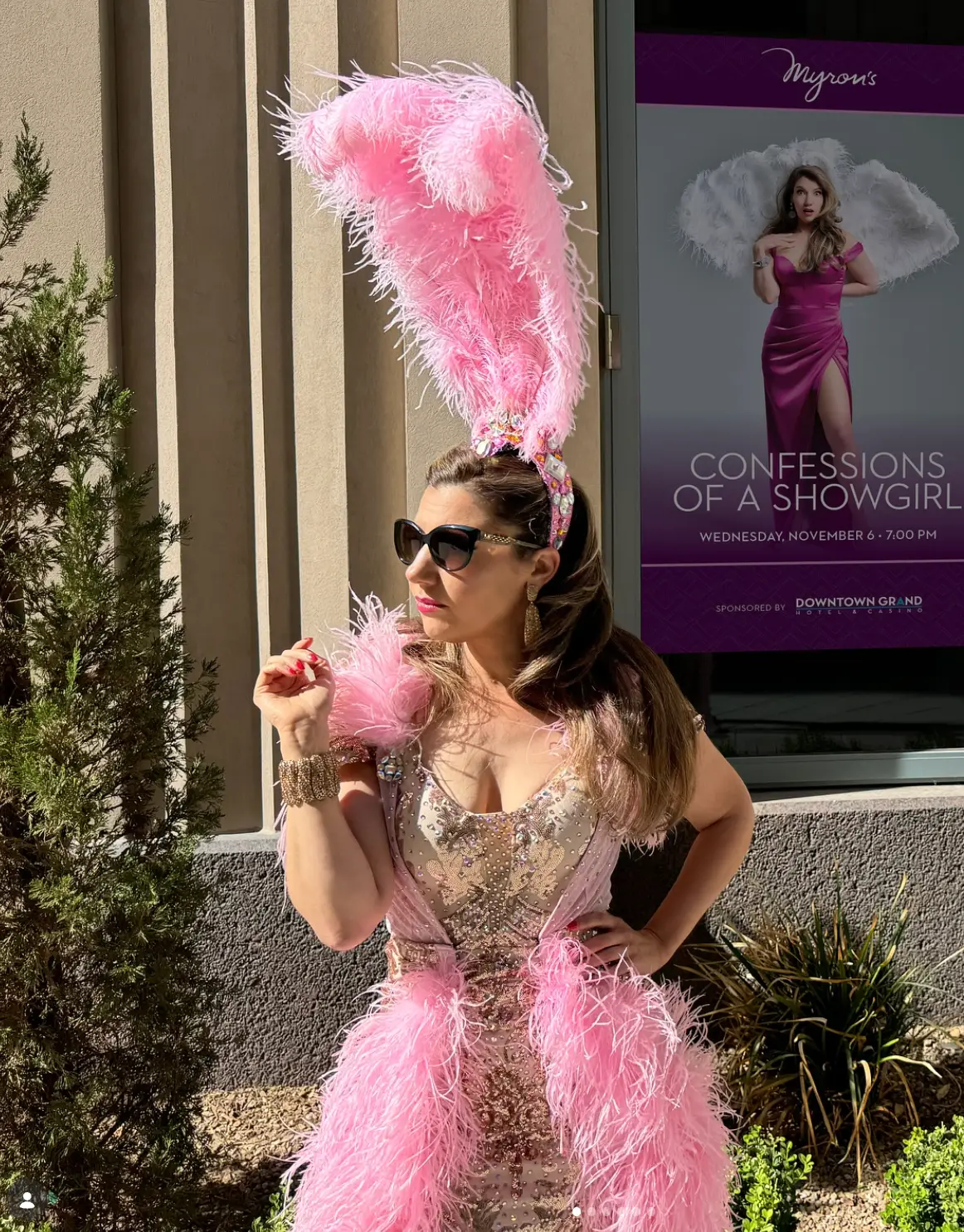 Wade writes a column called 'Confessions of a Showgirl' (Instagram/@marenwade)