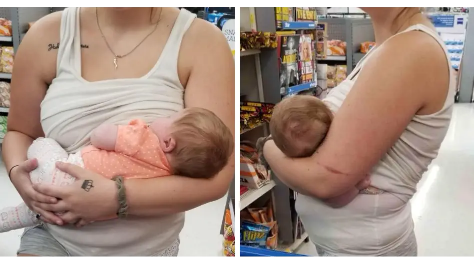 Mum hits back at stranger who shamed her for breastfeeding 'near' her sons