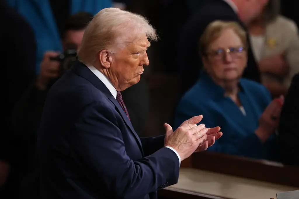 Donald Trump claimed the first month of his presidency has been the 'most successful in the history' of the US (Kayla Bartkowski / Staff / Getty Images)