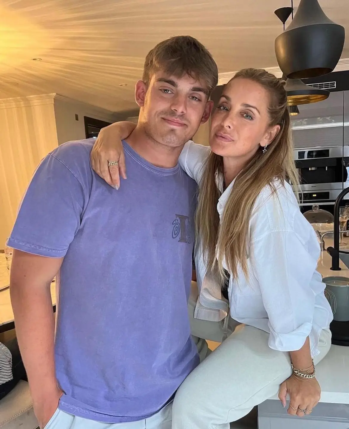 Louise and her eldest son Charley.