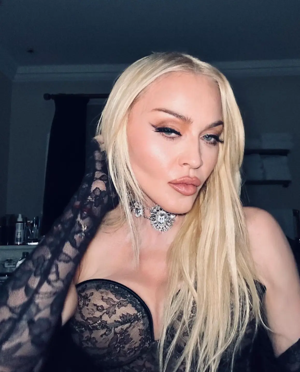 Last year, Madonna was admitted to the intensive care unit following a serious bacterial infection.(Instagram/@madonna)