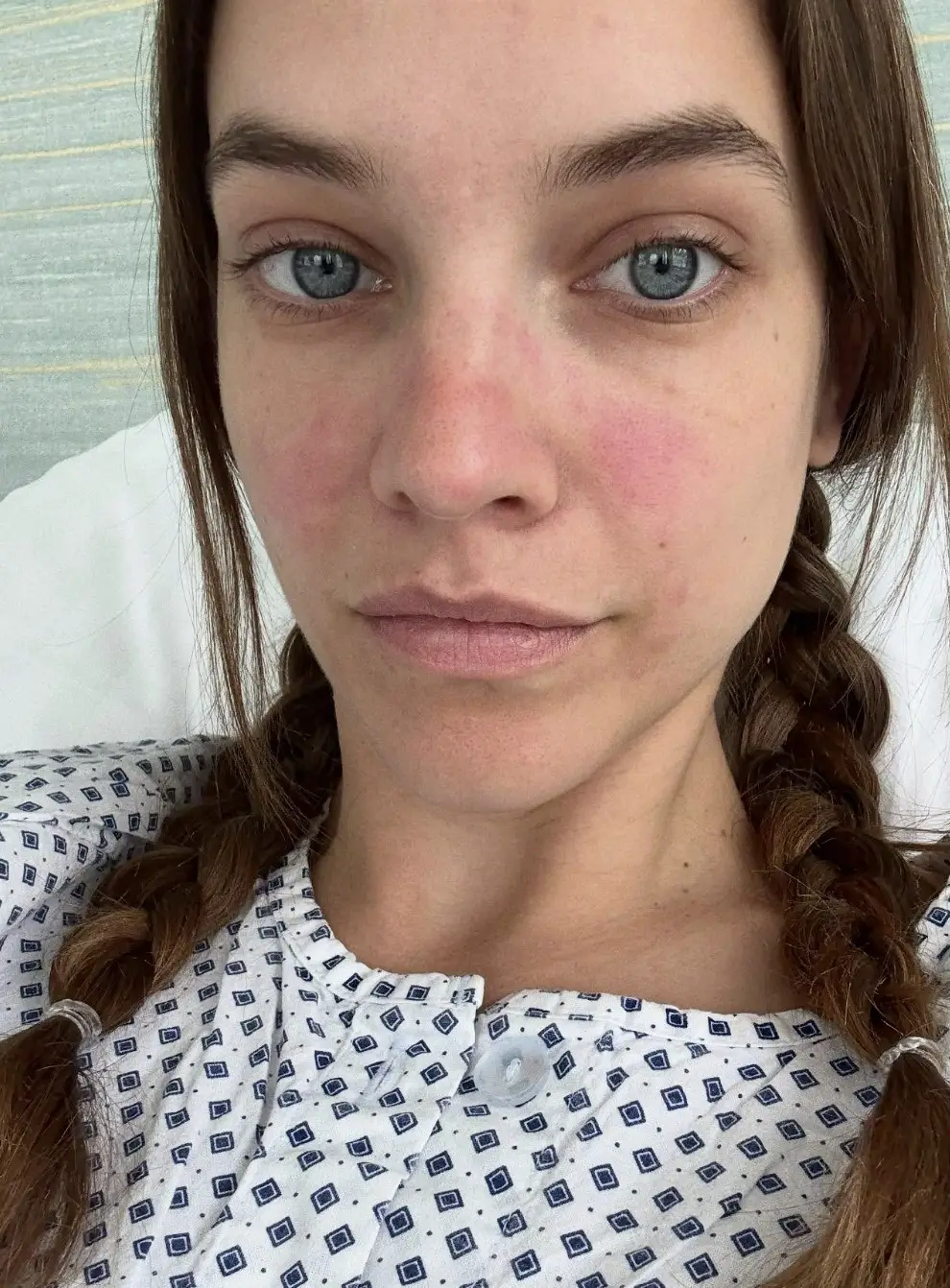 The model shared an update with fans about her health earlier this year (instagram/realbarbarapalvin)