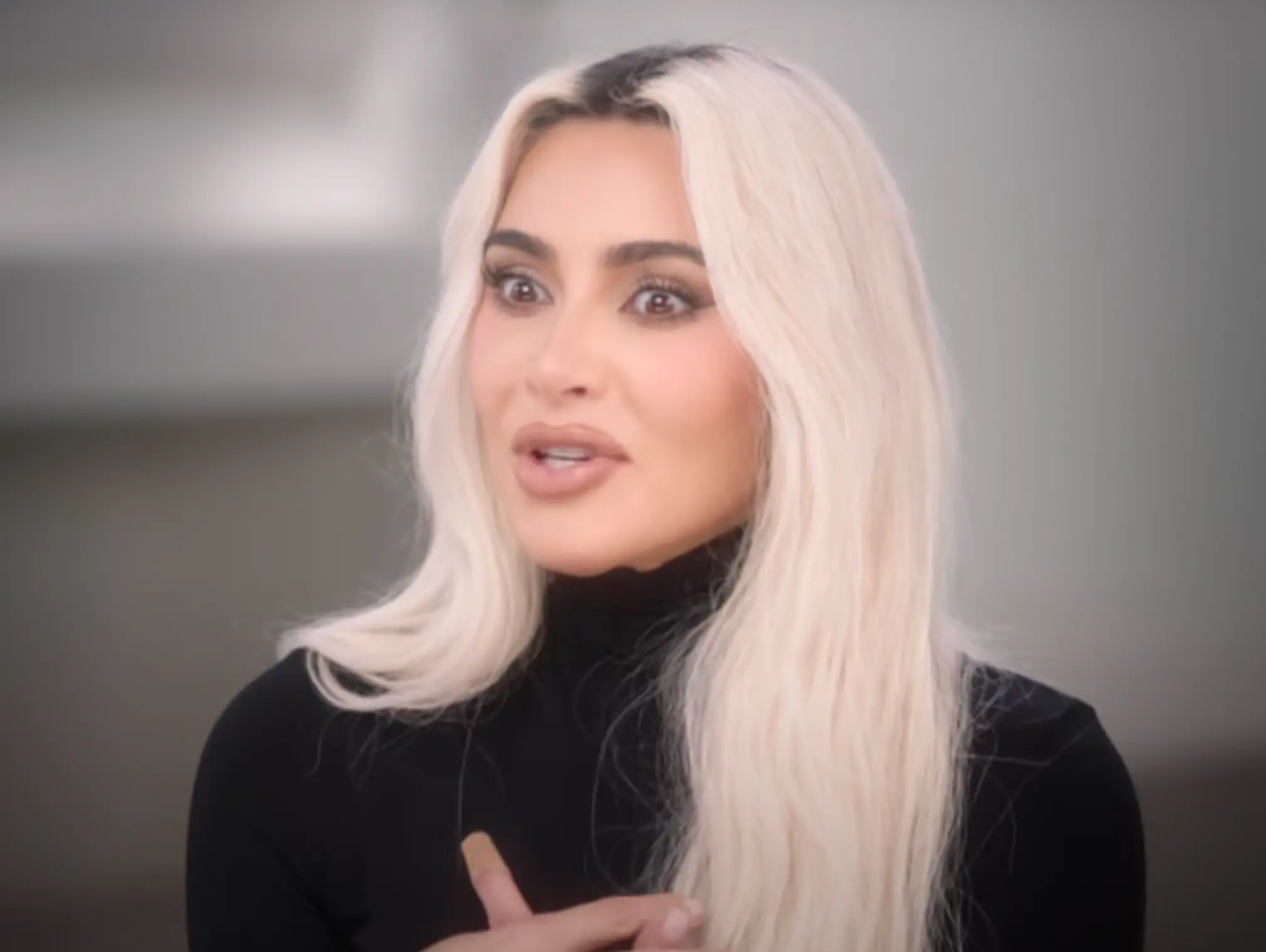 Kim is attempting to keep her 'relationship' private (Hulu)