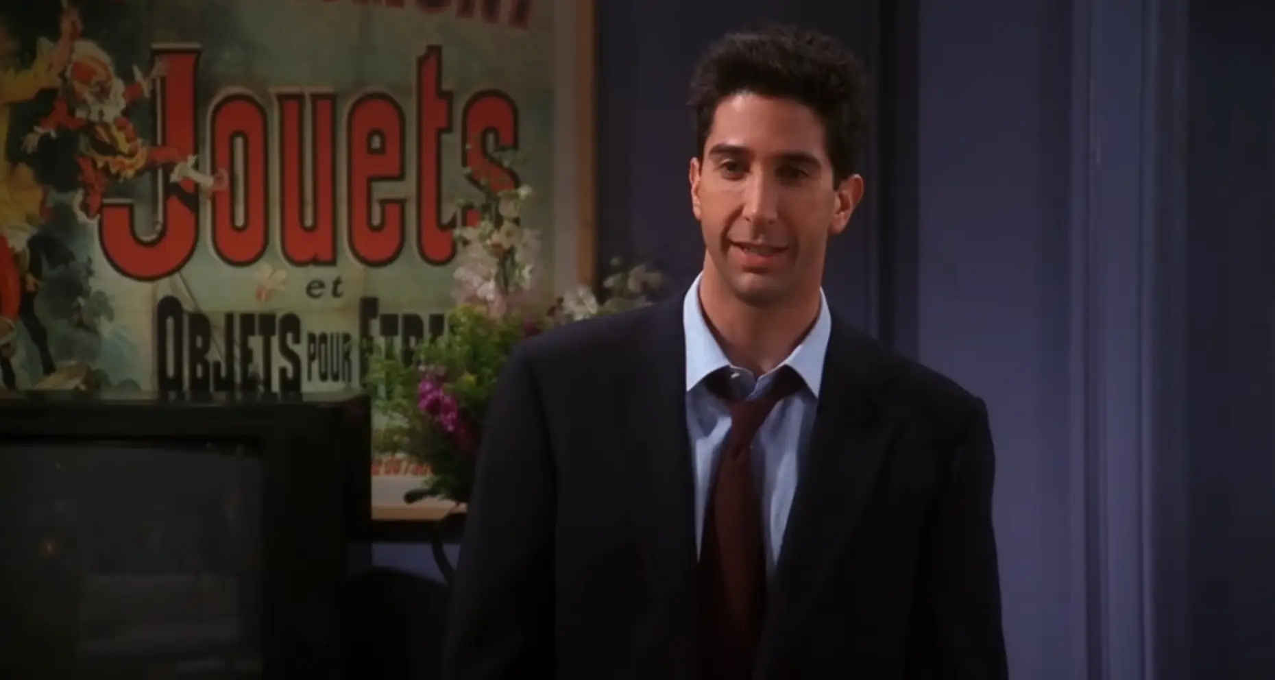 Chandler later exposed Ross for sleeping with the cleaning lady. (NBC)