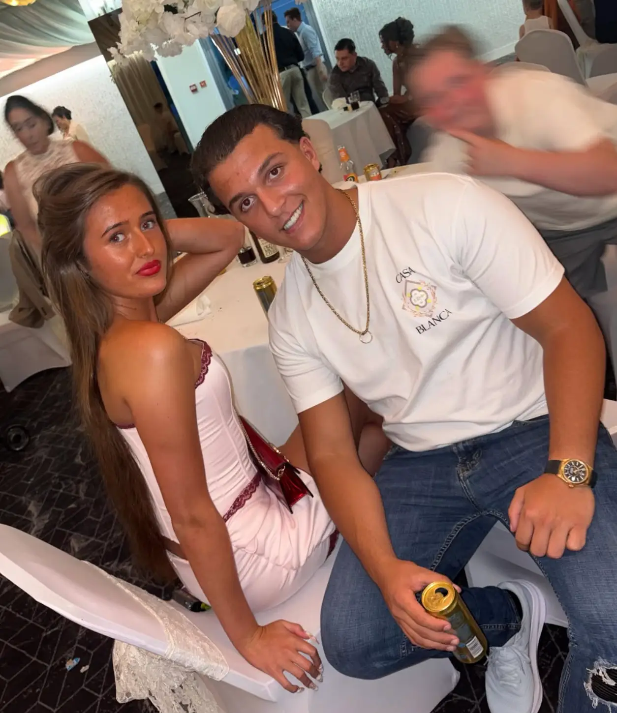 Venezuela and Noah got married last month in a lavish Isle of Man ceremony (Instagram/venezuelaprice1)