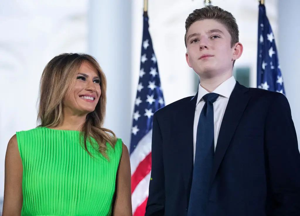 Melania calls Barron 'little Donald' (Chip Somodevilla/Getty Images)