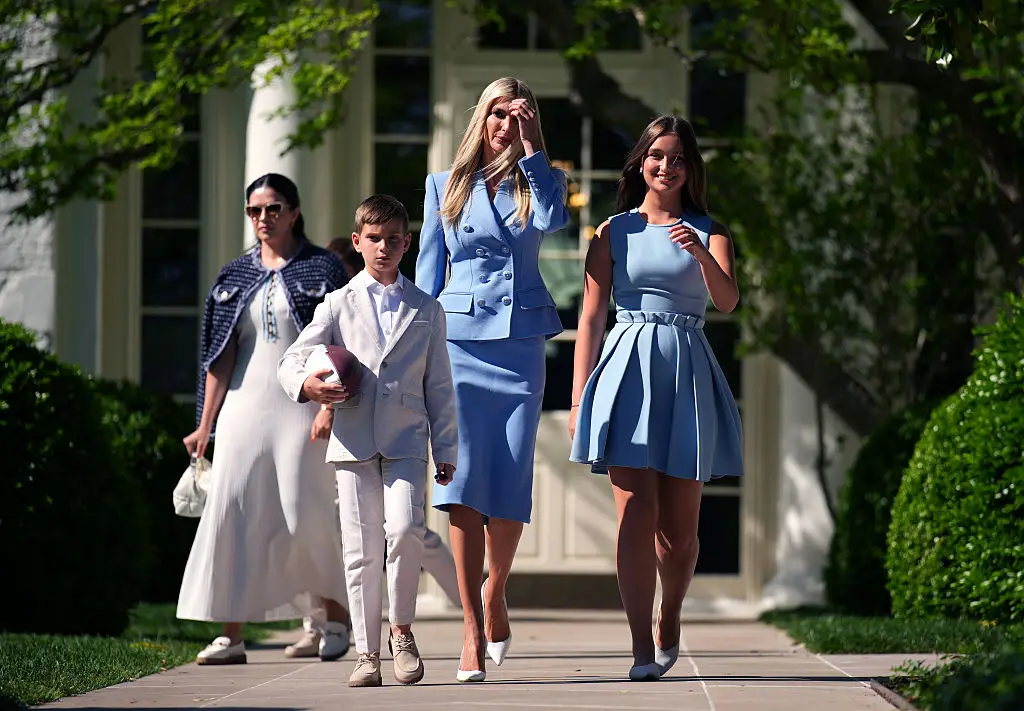 Ivanka Trump and her children Arabella Rose and Joseph Frederick (Andrew Harnik/Getty Images)