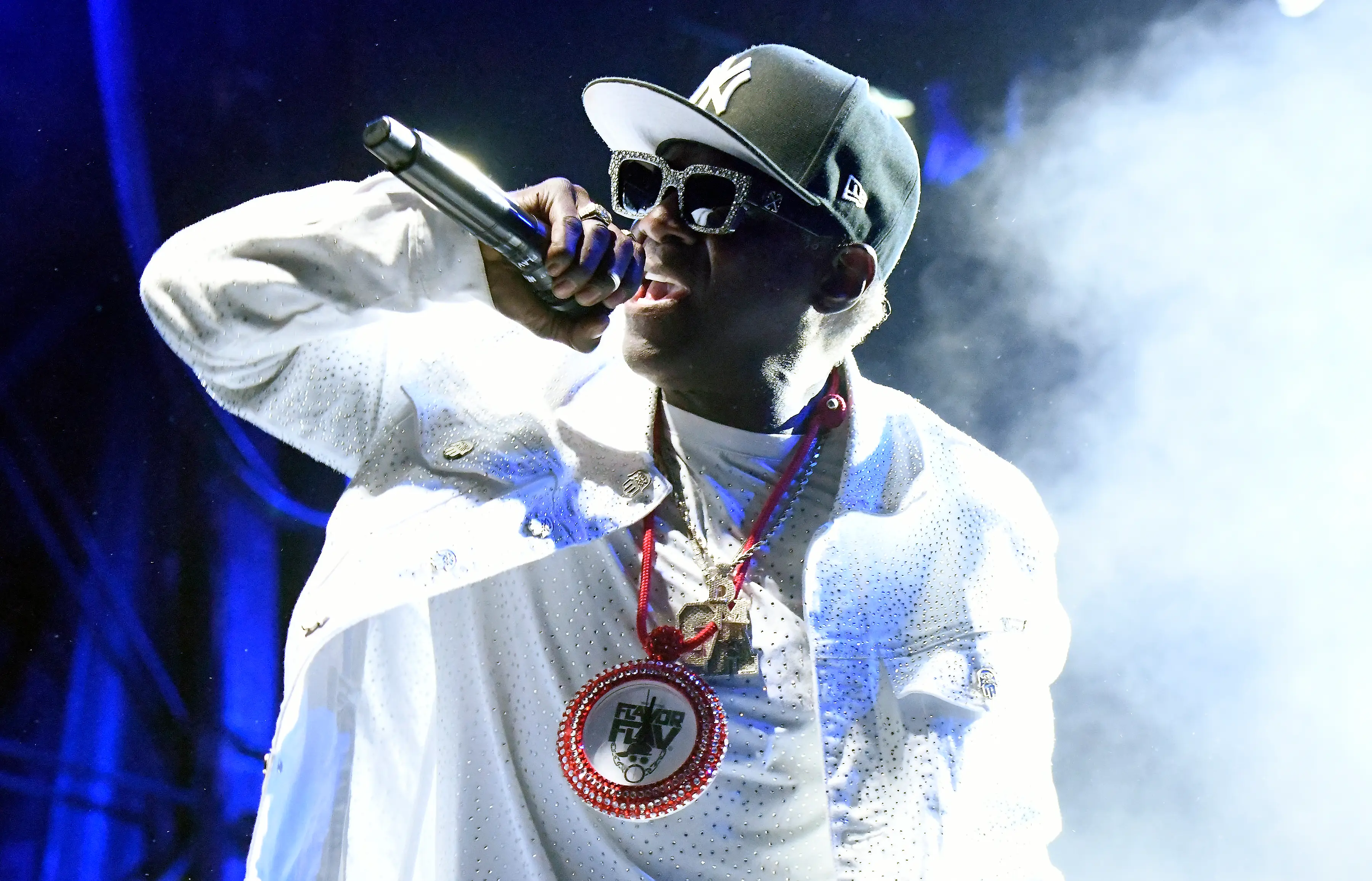 Flav invited the women's group to party (Tim Mosenfelder/WireImage)