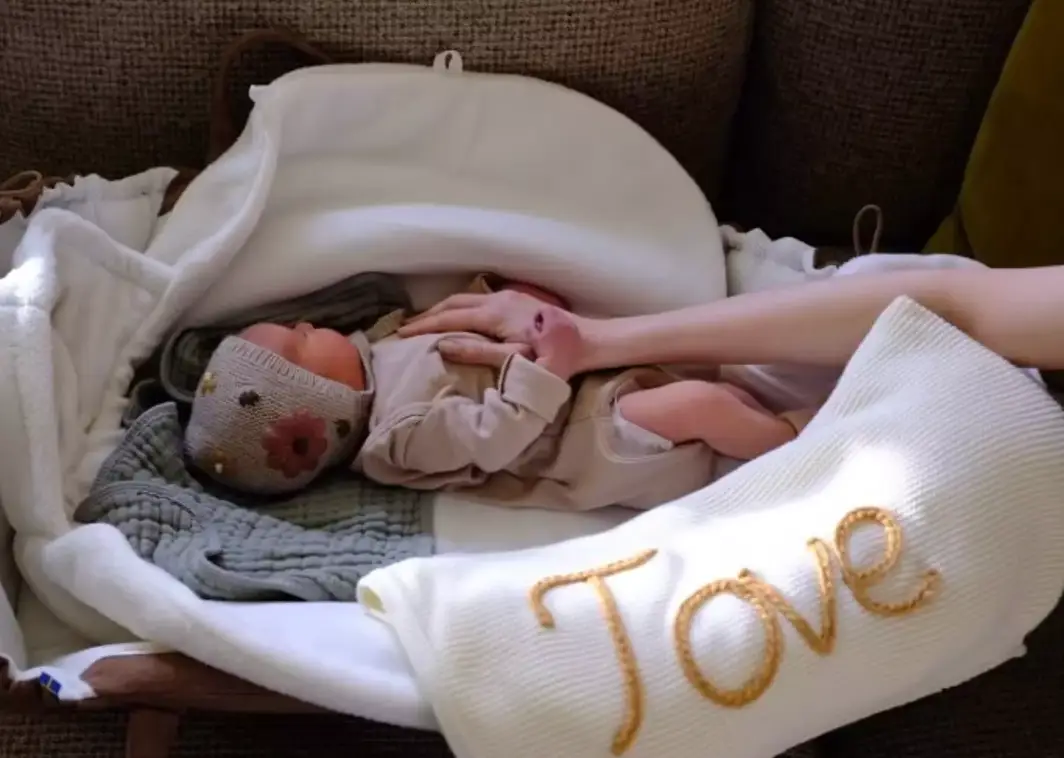 The couple's daughter Tove was welcomed via a surrogate (Instagram/@lilycollins)