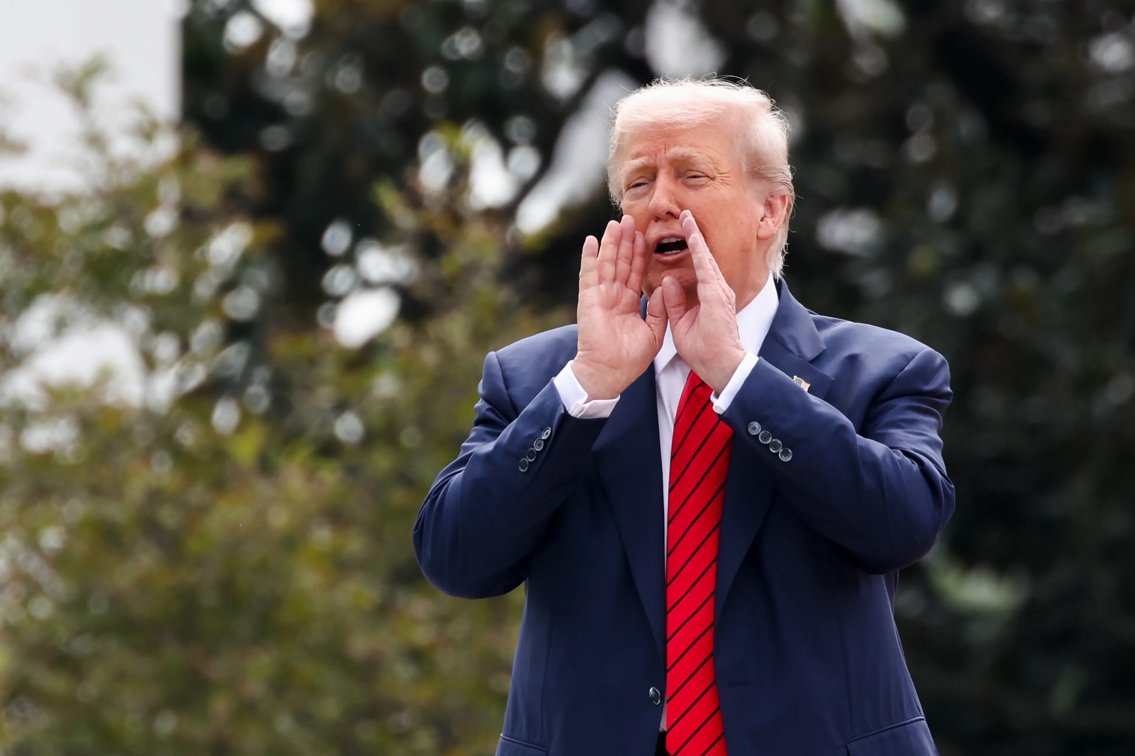 Donald Trump hosted a load of billionaires in his new glitzy White House ballroom on Wednesday (15 October) (Samuel Corum/Sipa/Bloomberg via Getty Images)