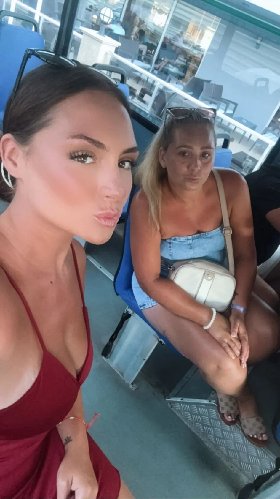 Daughter Nakita said her mum fainted at the shock as boat crew declared Peter dead and covered him with a towel (SWNS)