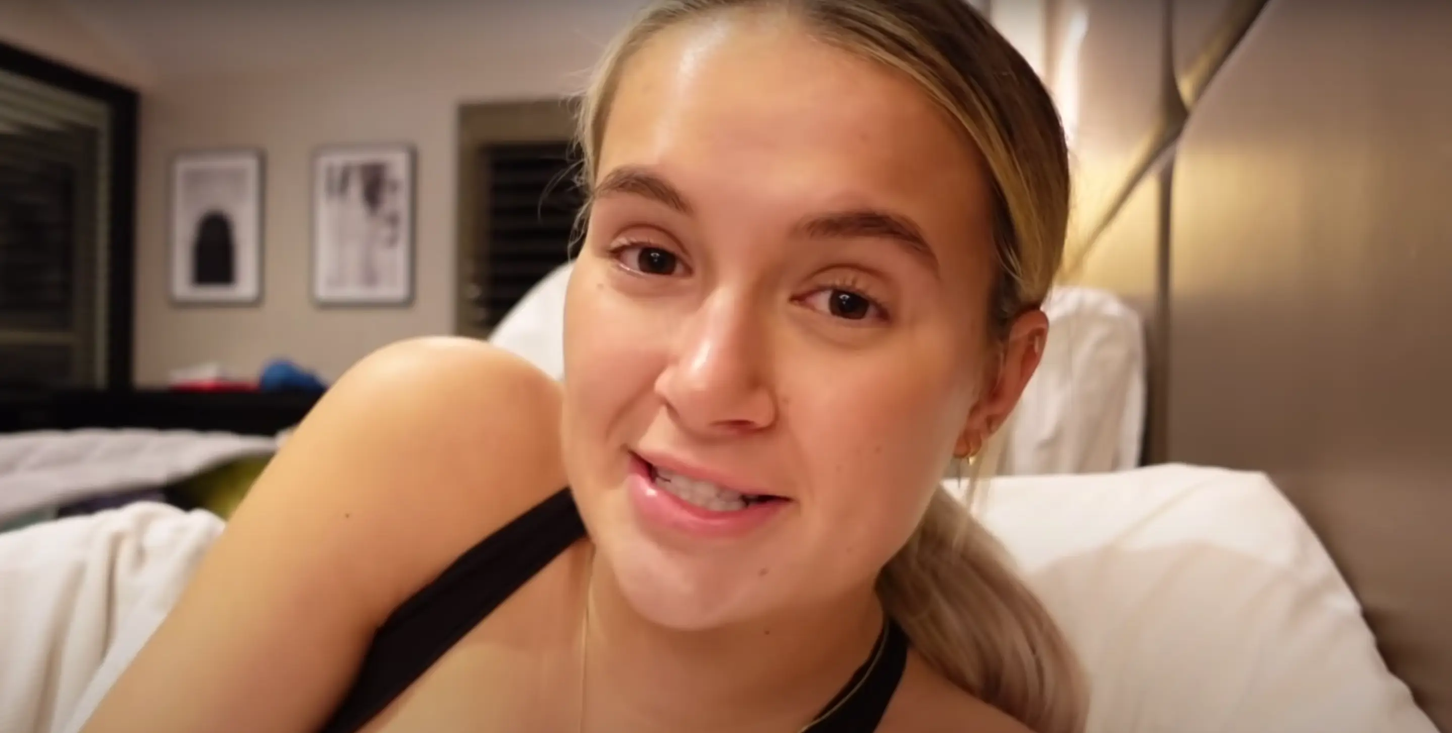 Molly spoke candidly about the pain she was in (