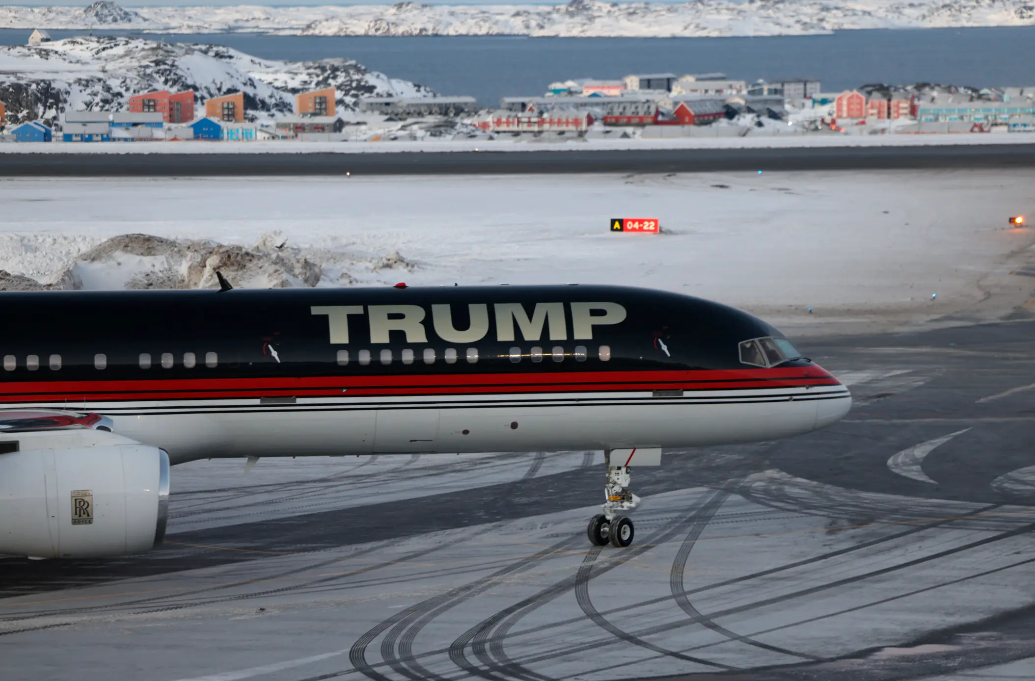 Trump shared the news about Greenland to Truth Social (EMIL STACH/Ritzau Scanpix/AFP via Getty Images)