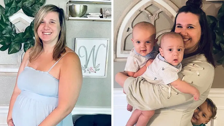 Mum Has 'Miracle' Twins After Falling Pregnant While Pregnant