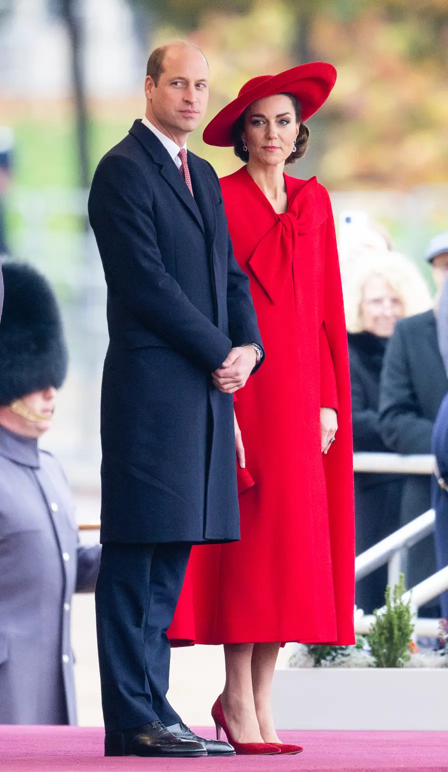 Some fans commented on the size of the TV in Princess Kate's and Prince William's home. (Samir Hussein/WireImage/Getty)