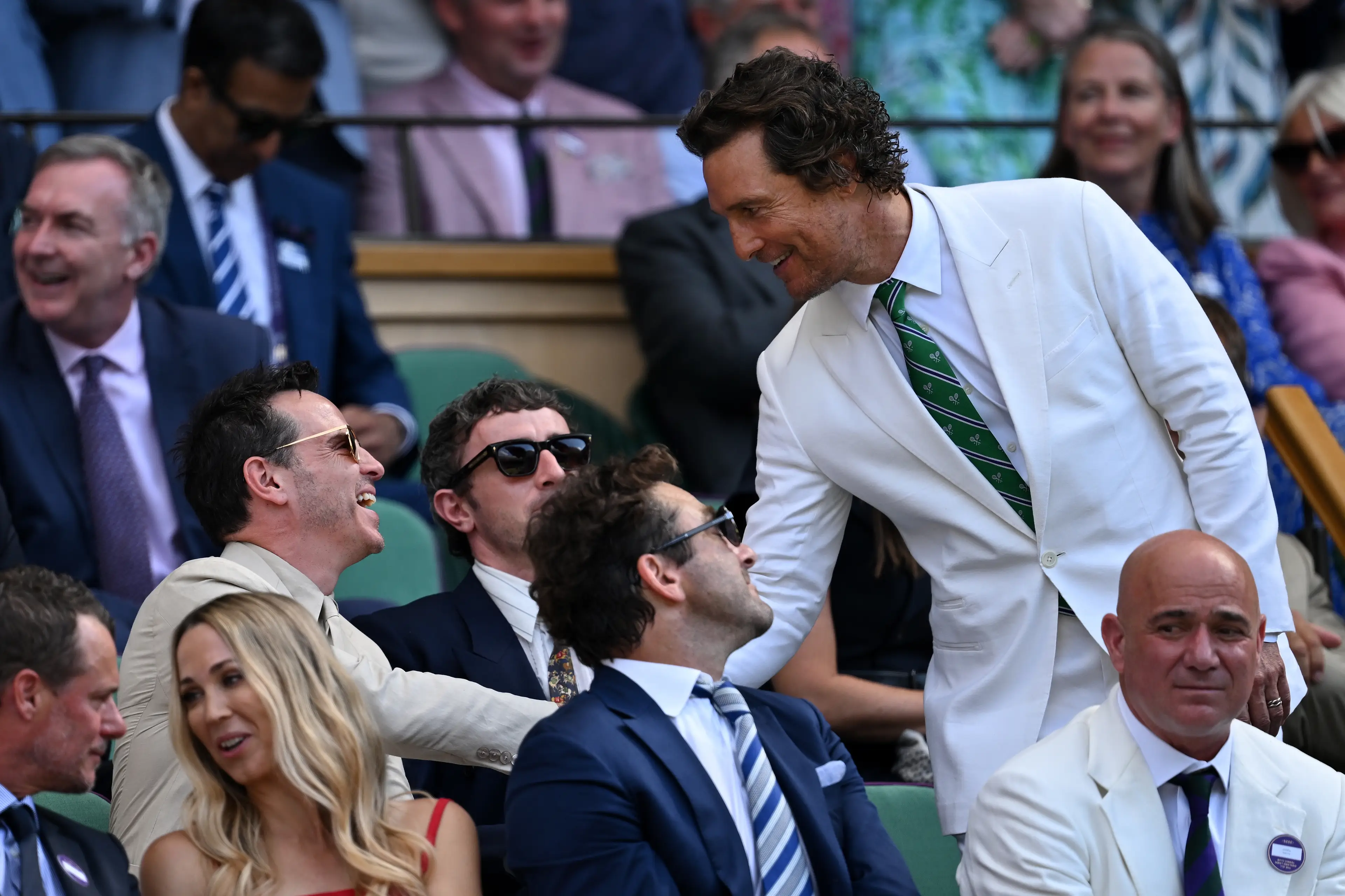 A number of stars were seated in the royal box (Visionhaus via Getty Images)