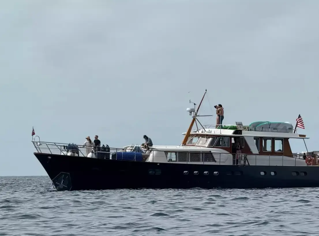 In case you missed it, Katy Perry and Justin Trudeau have been spotted kissing on a yacht in California (SWNS)