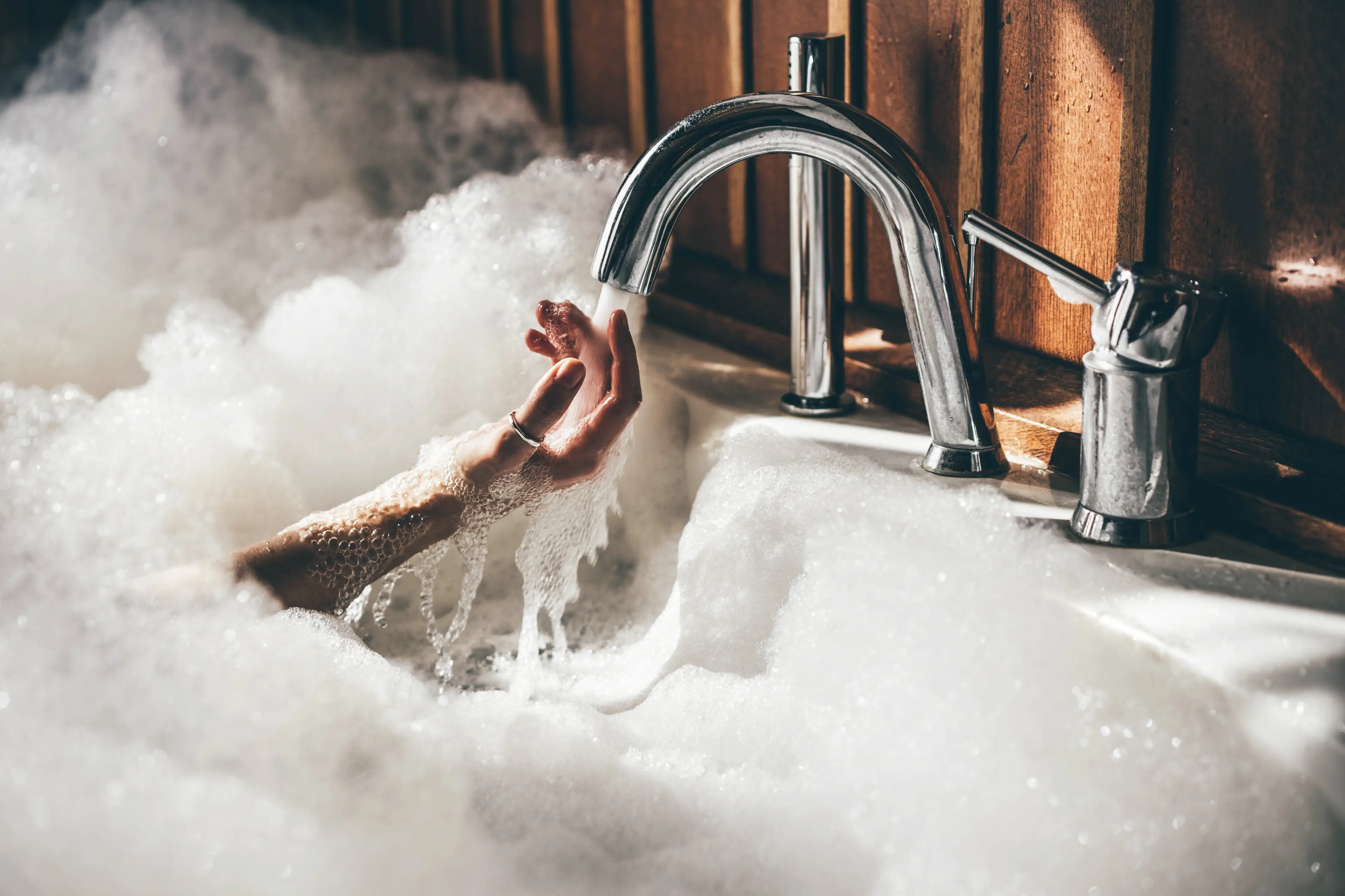The couple shared their controversial bathing habits (Kevork Djansezian/Getty Images)