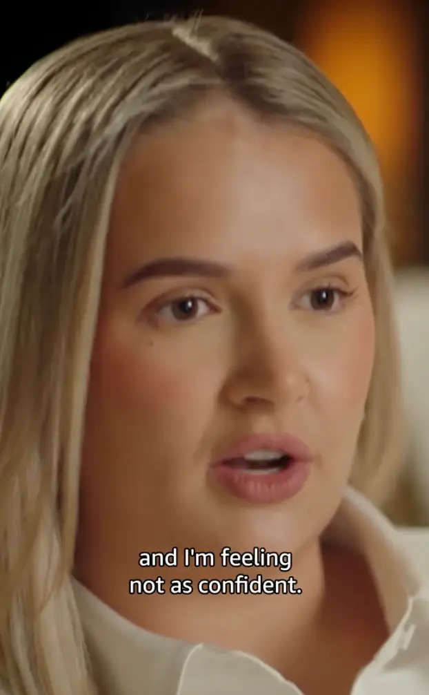 Molly-Mae Hague opened up her loss of 'confidence' in her upcoming docu-series (Prime Video)