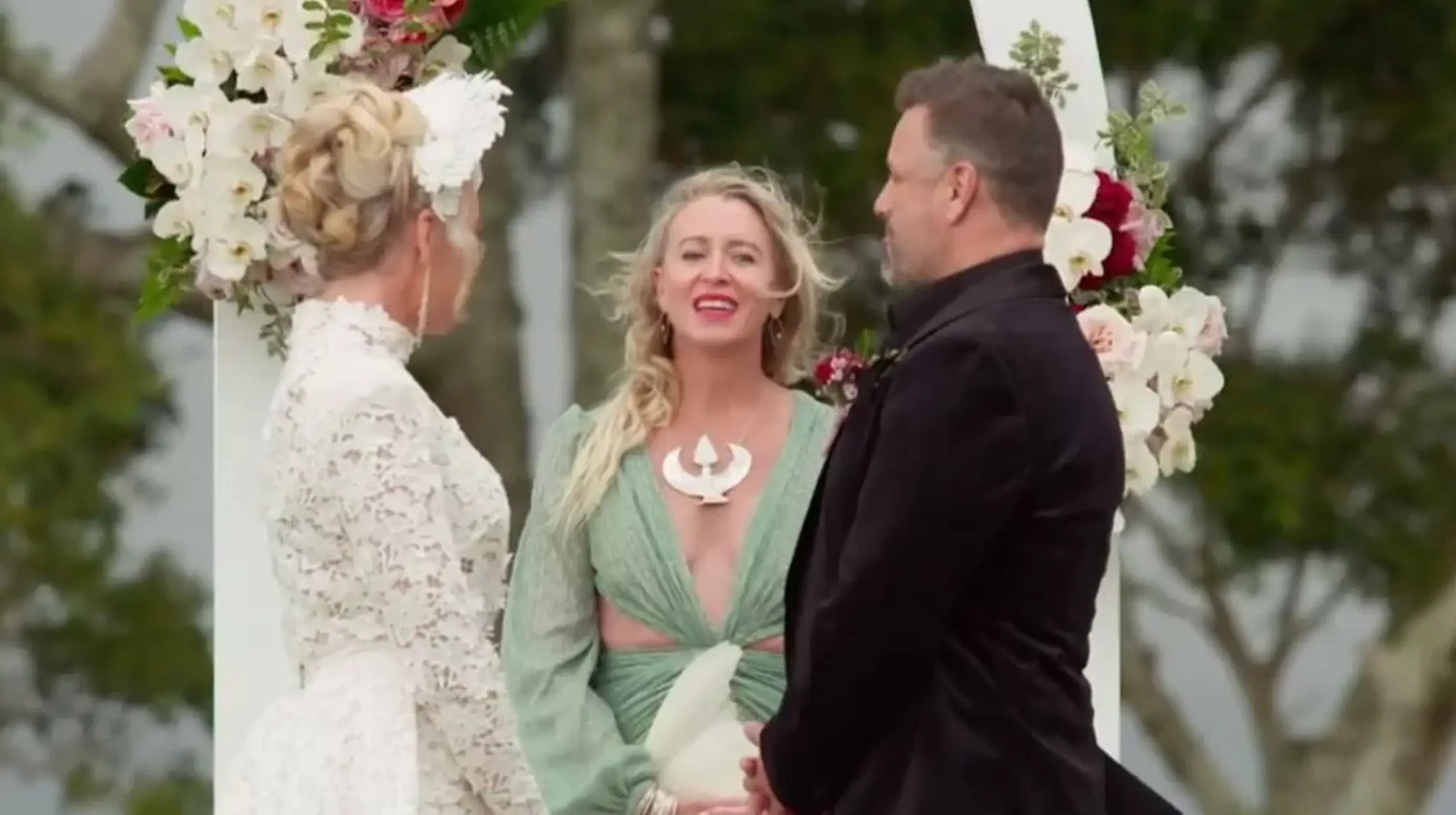 The wedding almost didn't happen.