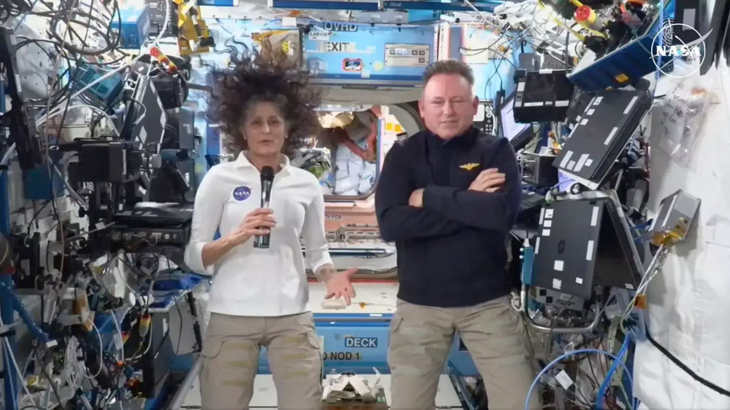 Sunita Williams and Barry 'Butch' Wilmore have been stranded in the International Space Station since June last year (NASA)