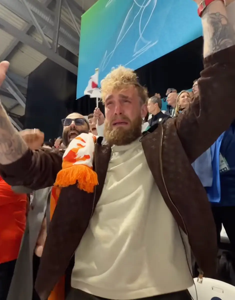 Jake Paul was seen supporting The Netherlands at the Winter Olympics (instagram/@jakepaul)