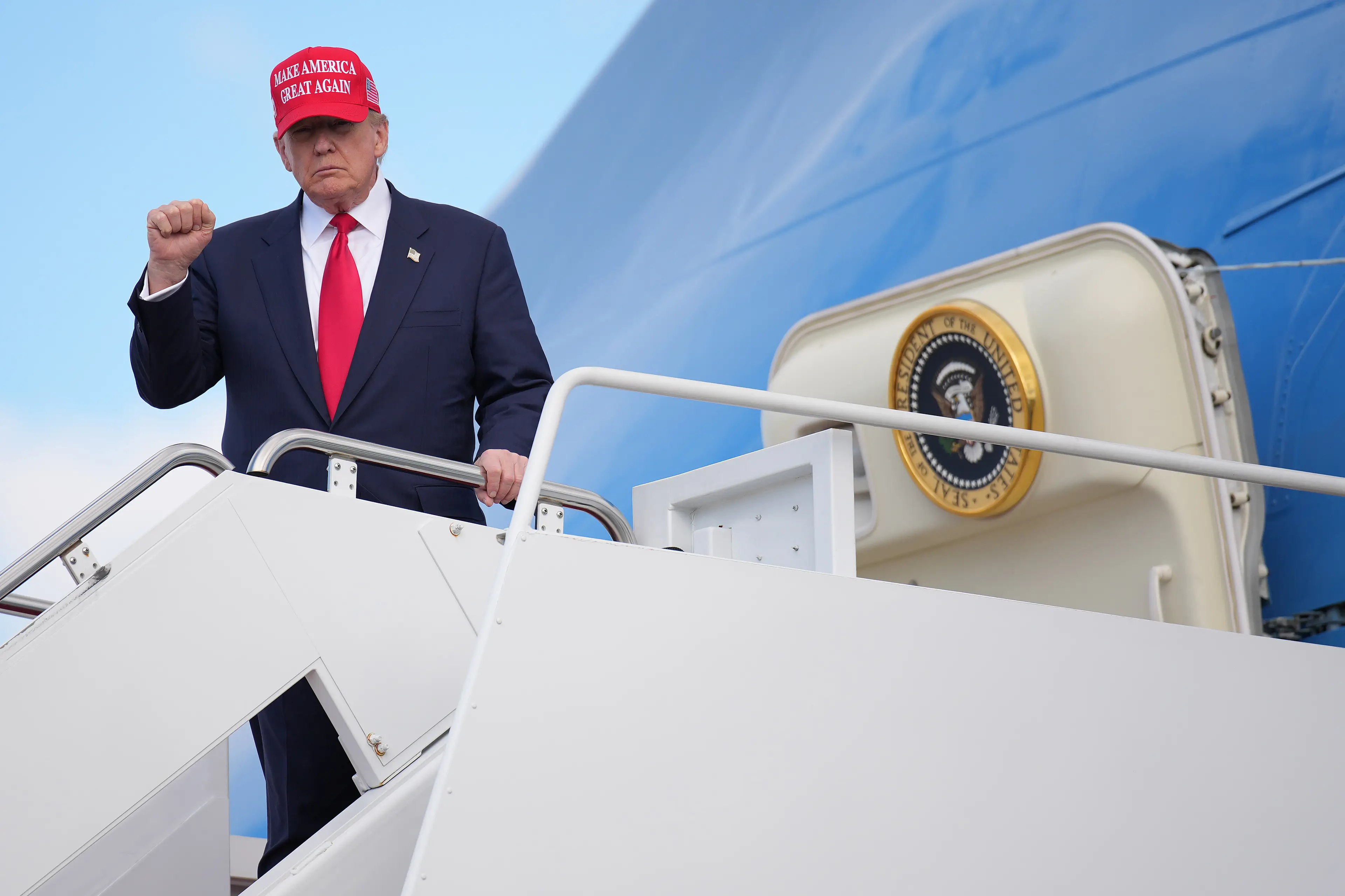 It's been one year since Trump was re-elected (Andrew Harnik/Getty Images)