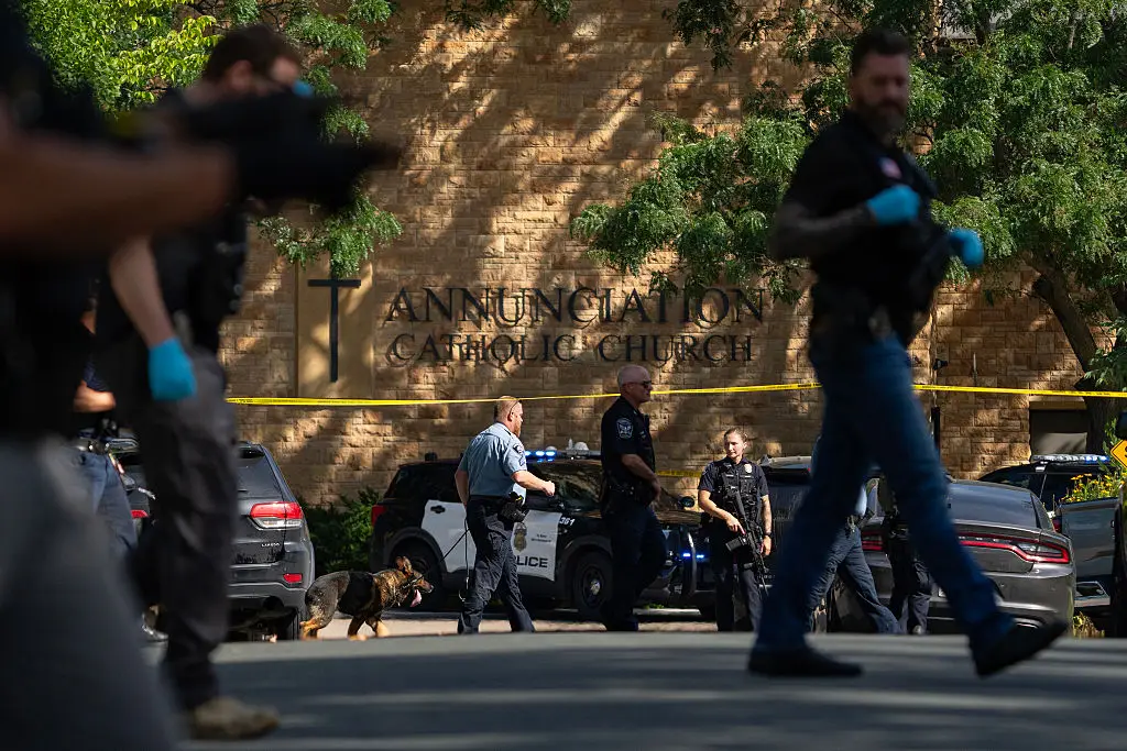 Two children were killed and 17 people were left injured (Star Tribune via Getty Images / Contributor / Getty Images)
