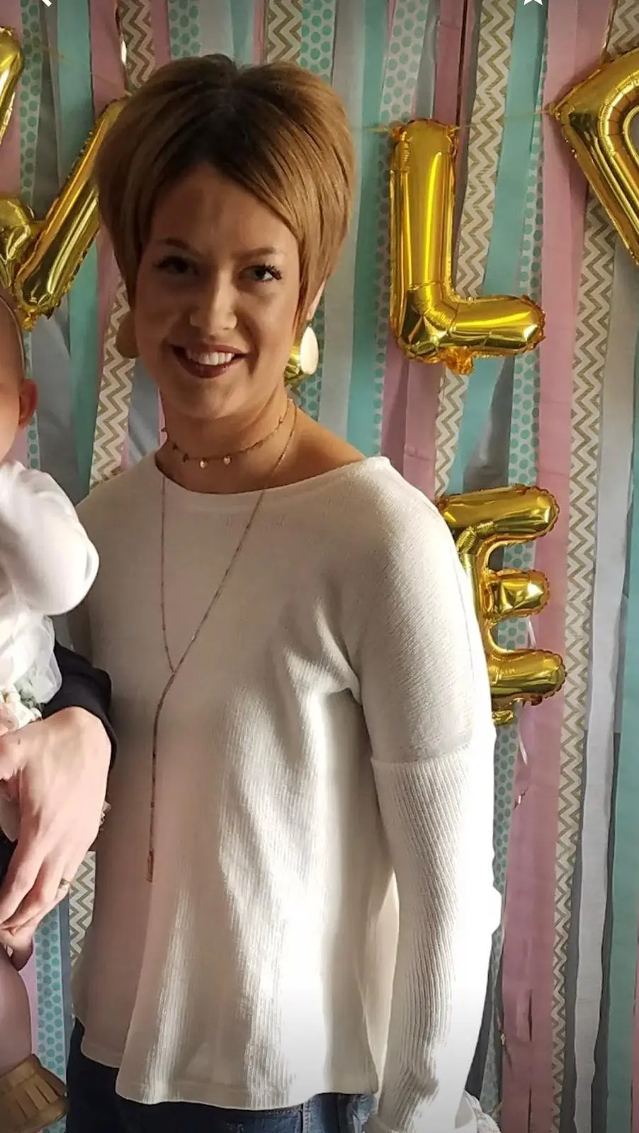 Here's what she looked like before.