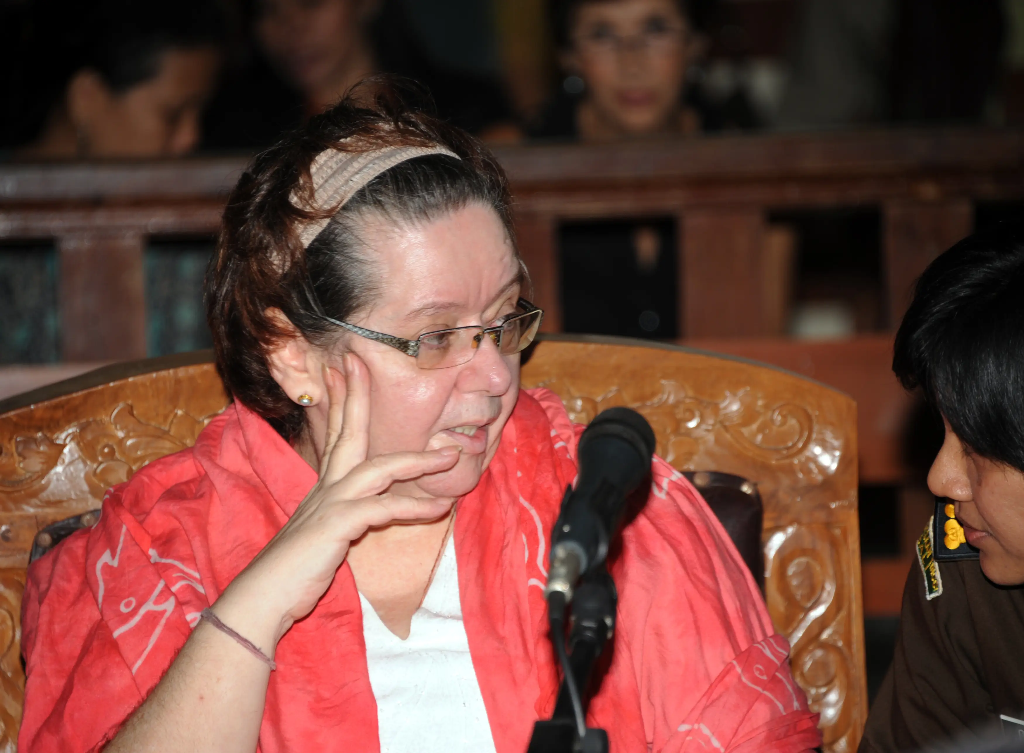 Sandiford is awaiting a date for her execution. (Picture: SONNY TUMBELAKA/AFP via Getty Images)