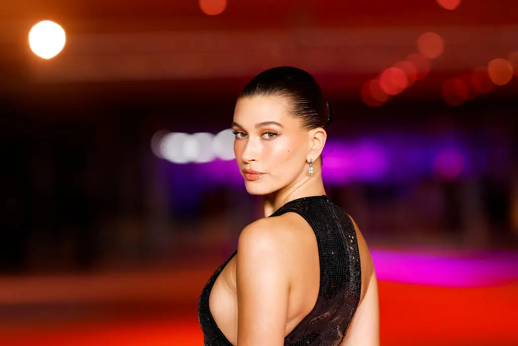 A screenshot featuring Bieber was used (Emma McIntyre/Getty Images for Academy Museum of Motion Pictures )