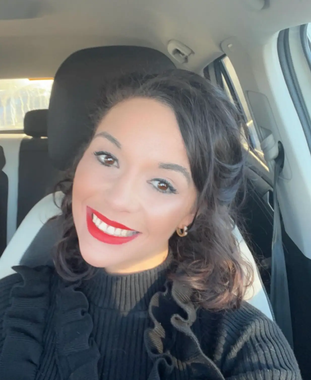 She lost feeling in some parts of her face.