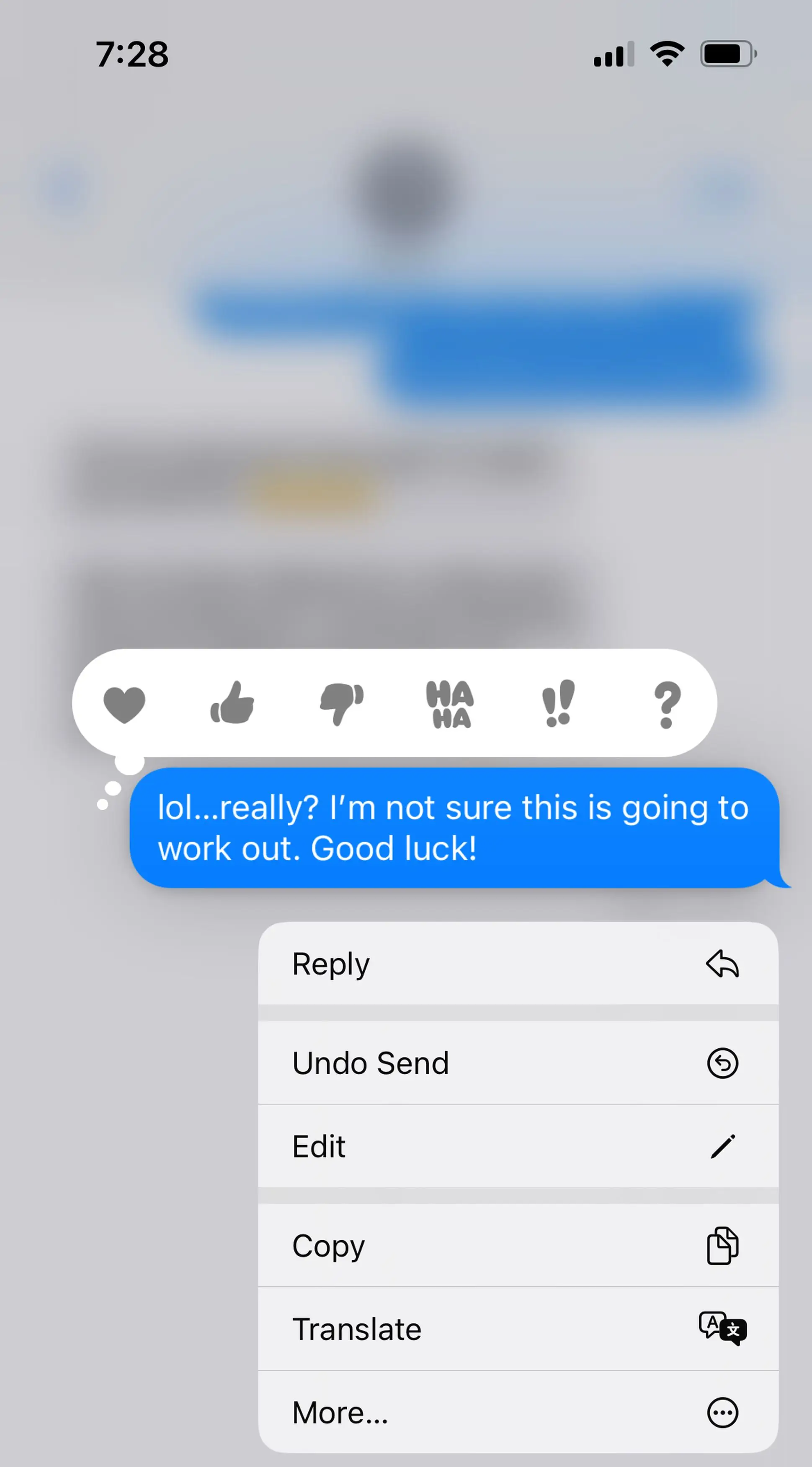 She felt his behaviour was 'toxic'.