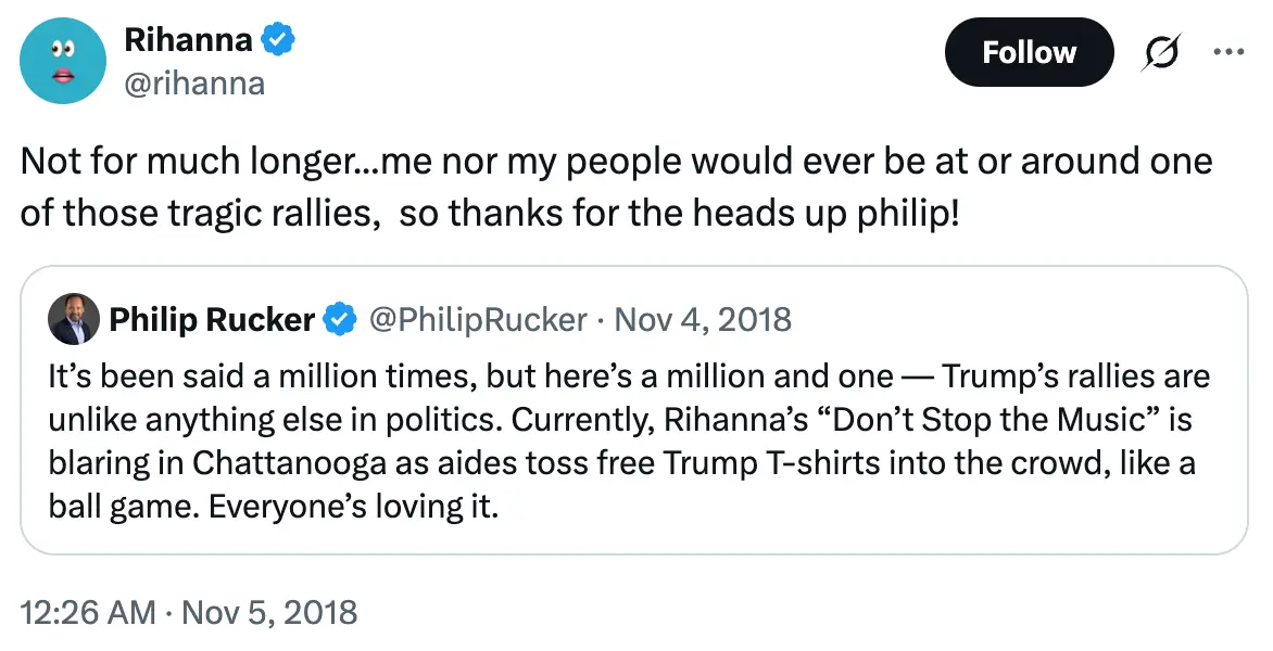 Rihanna's not held back on (X)