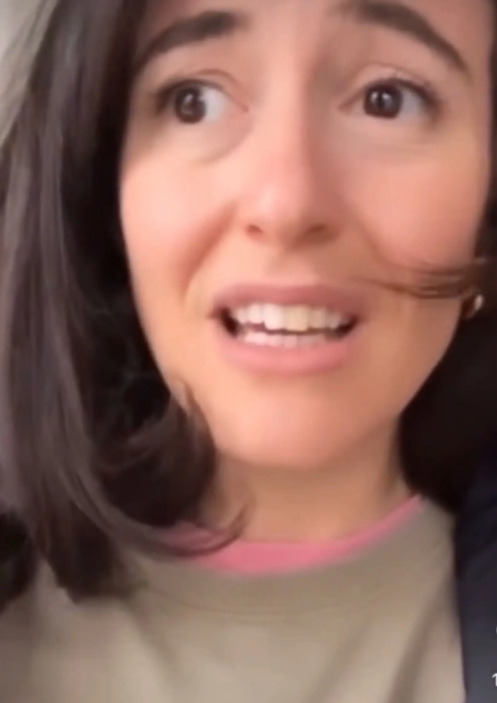 Viewers were in stitches over Carla's mishap. (