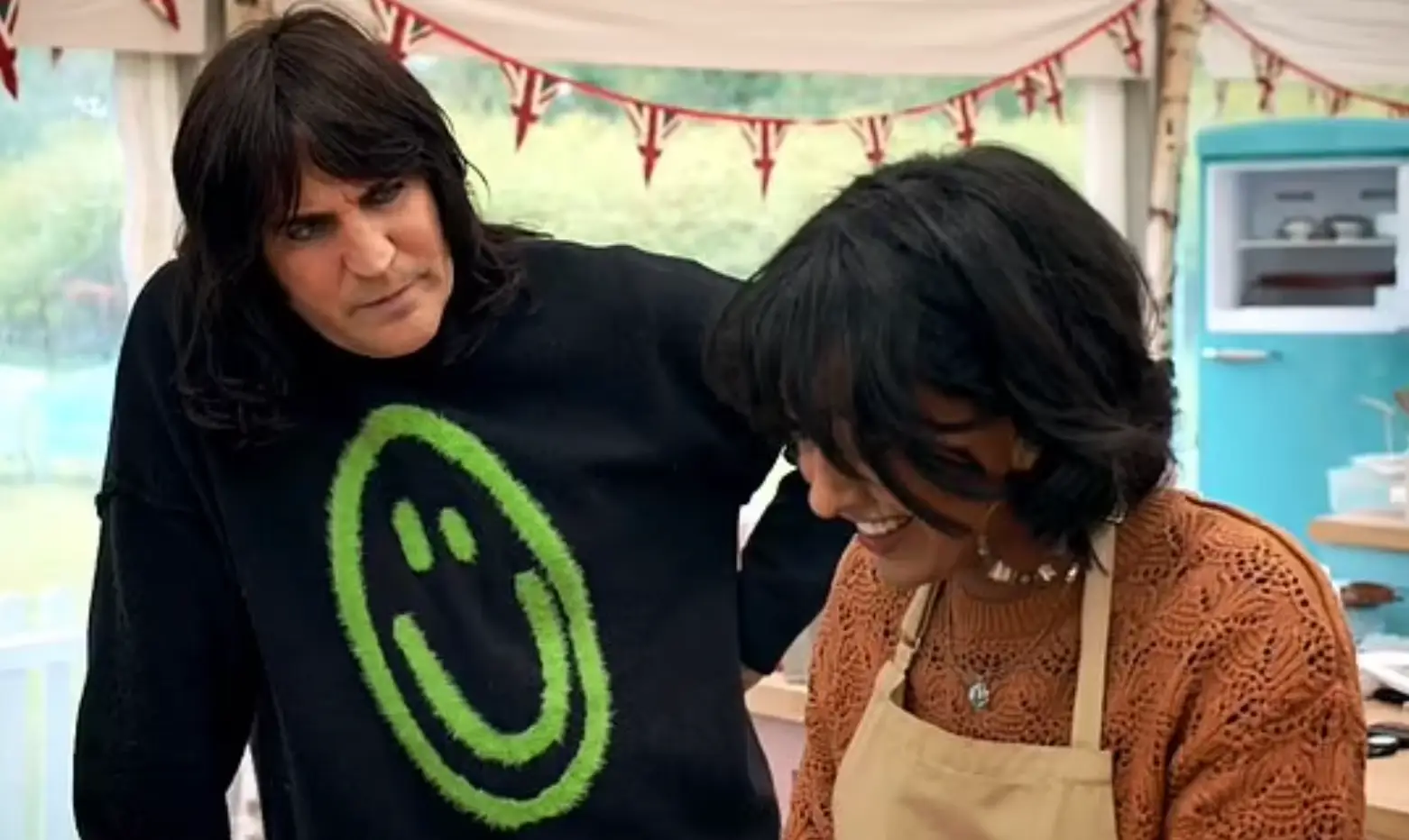 Noel and Sumayah speaking during an earlier episode (Channel 4)