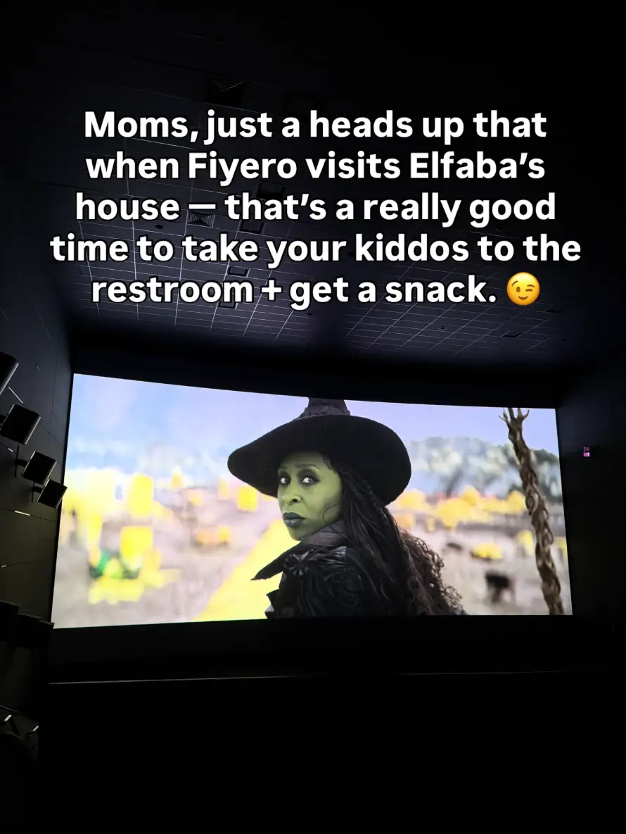 A mother-of-three has sparked a social media debate with her parental warning for Wicked: For Good (Instagram/@angela_beeler)