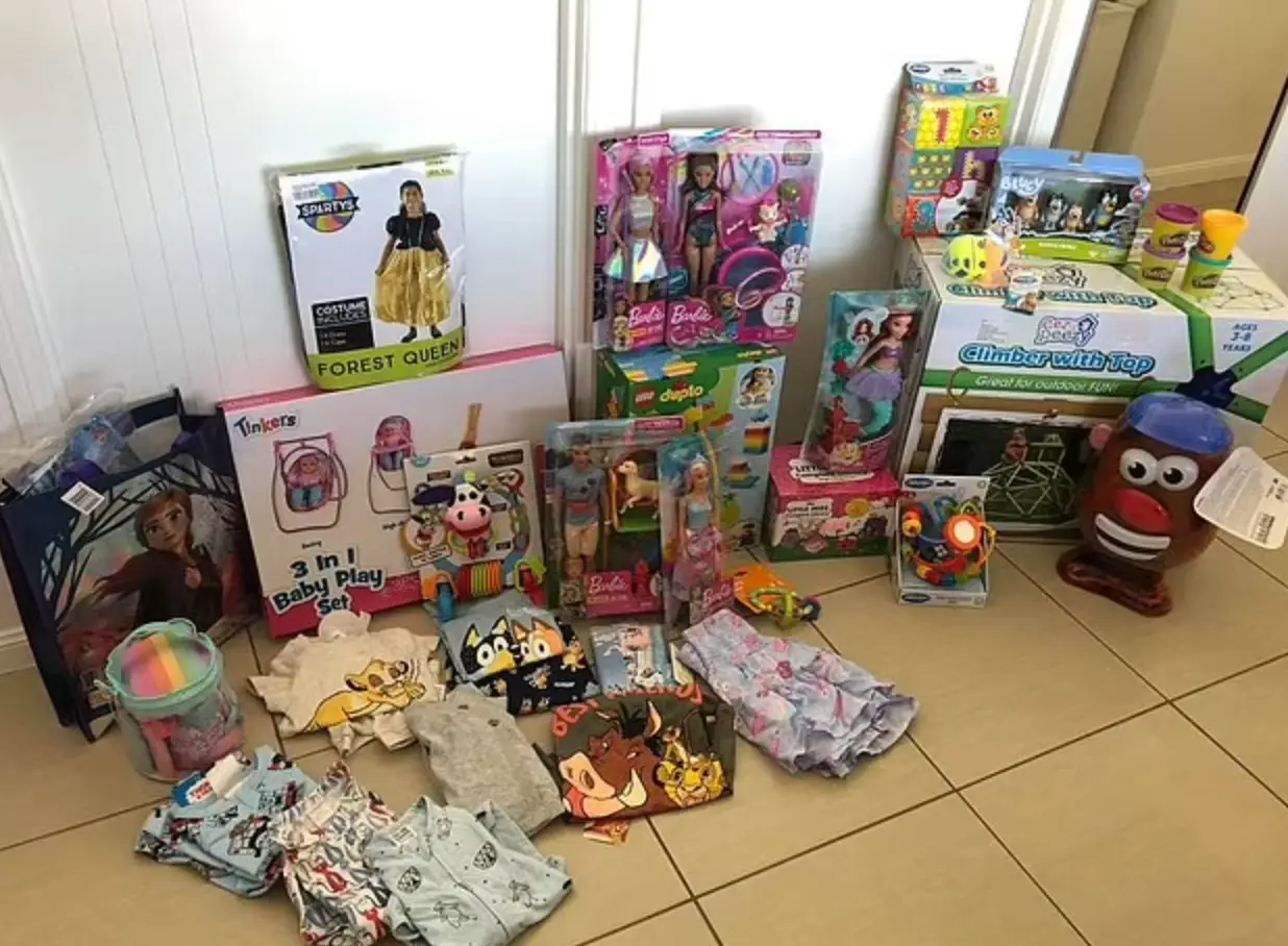 The impressive haul.