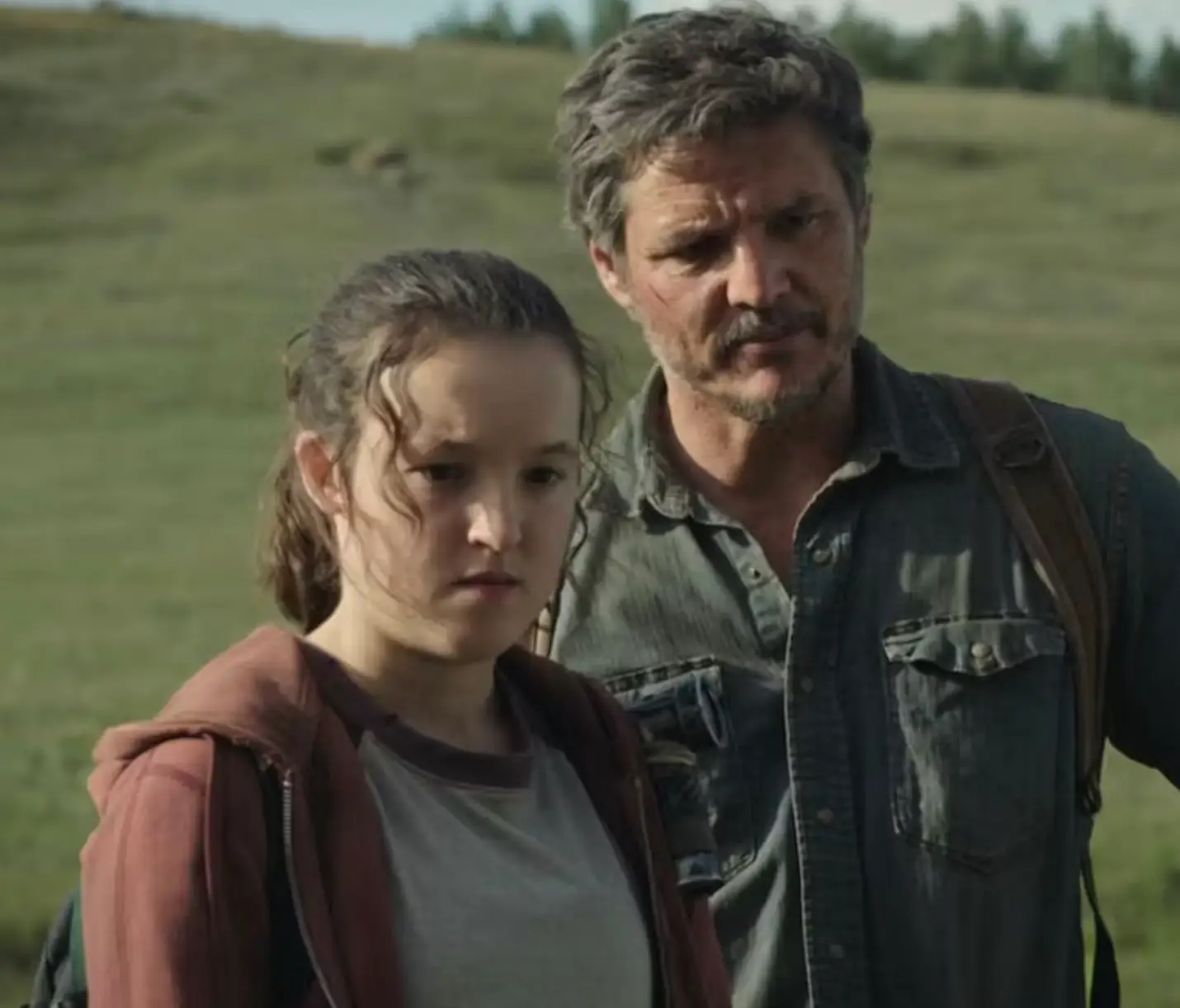 Ramsay and Pedro Pascal in The Last of Us.