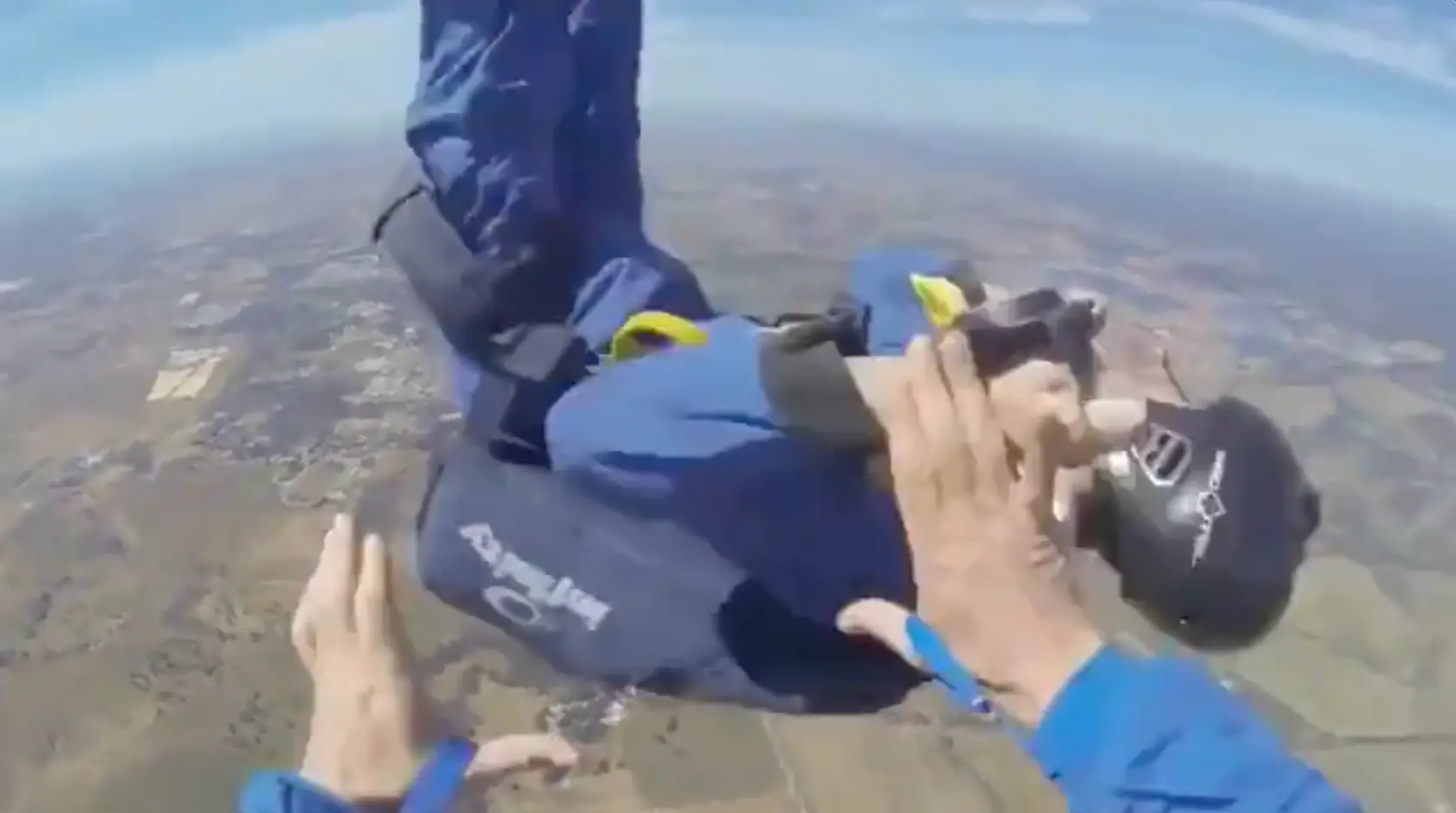 Luckily the instructor was able to reach him in time.