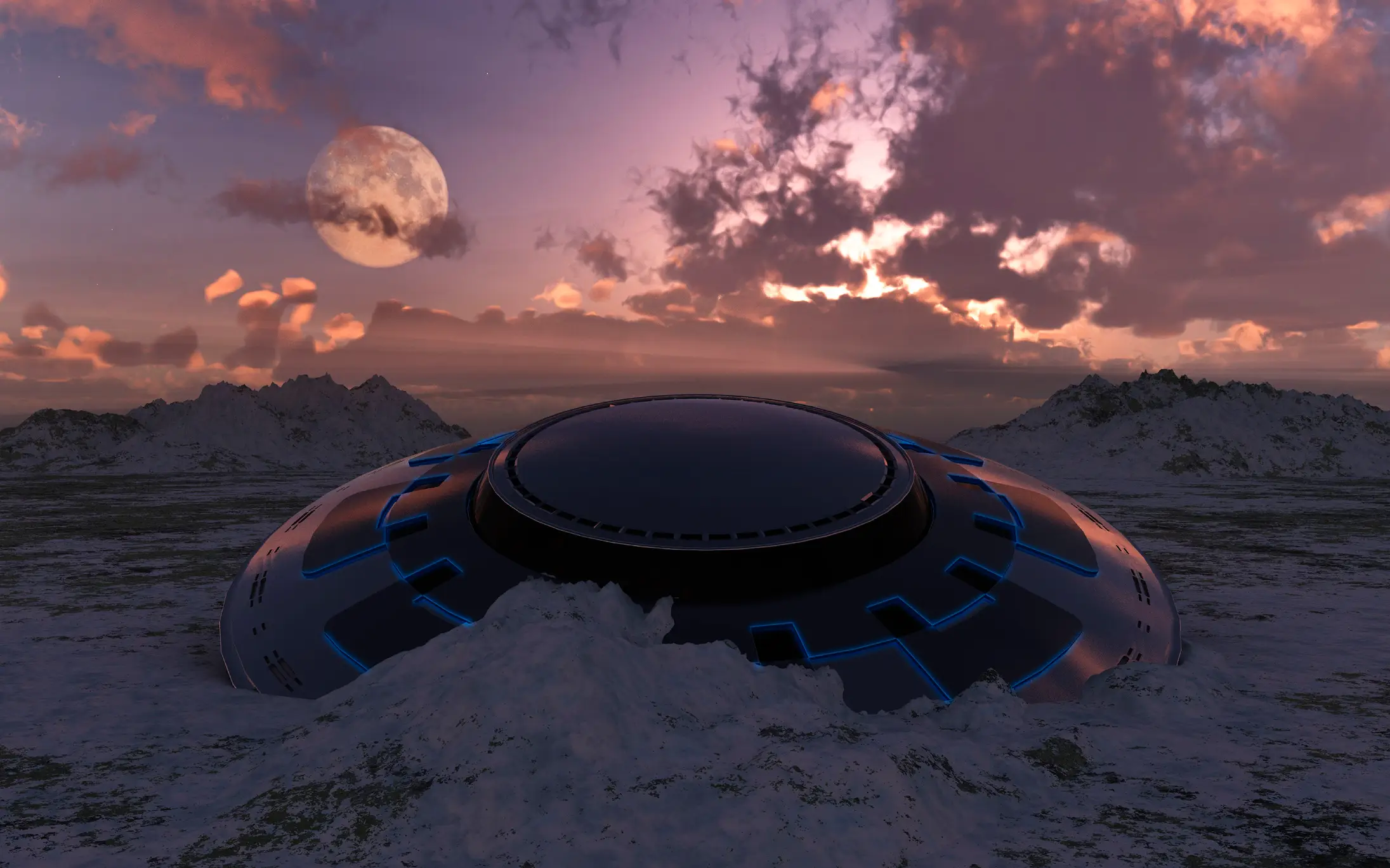 A popular conspiracy theory is that a flying saucer crash landed in New Mexico baxck in 1947 and its remains were taken to Area 51 so that officials could reverse engineer the spacecraft (Getty stock)