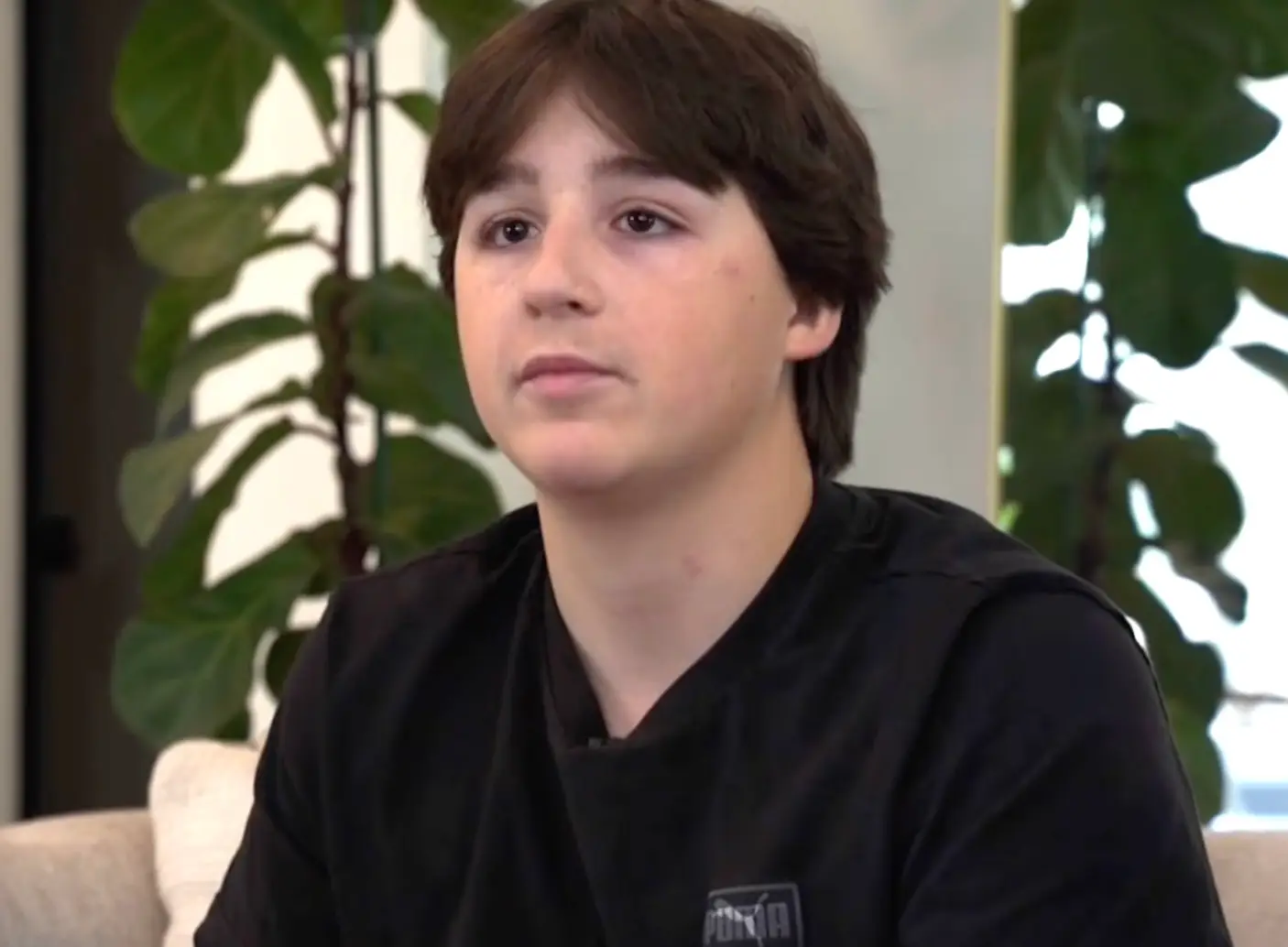 The young boy has opened up about the shocking incident. (CBS News Minnesota)