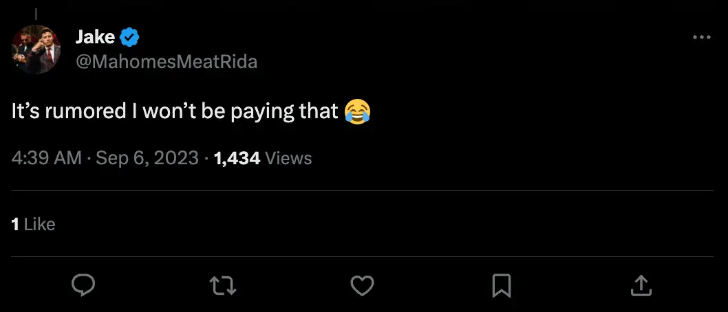 The rumored price didn't appeal to some fans.