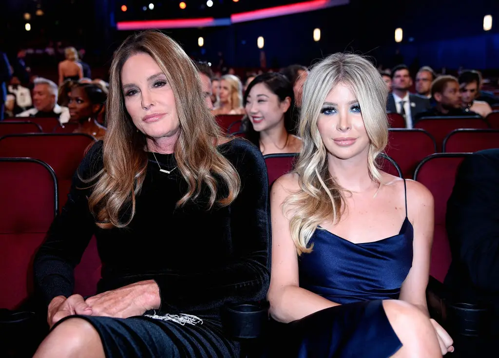 Sophia Hutchins and Caitlyn Jenner met in 2015 (Photo by Kevork Djansezian/Getty Images)