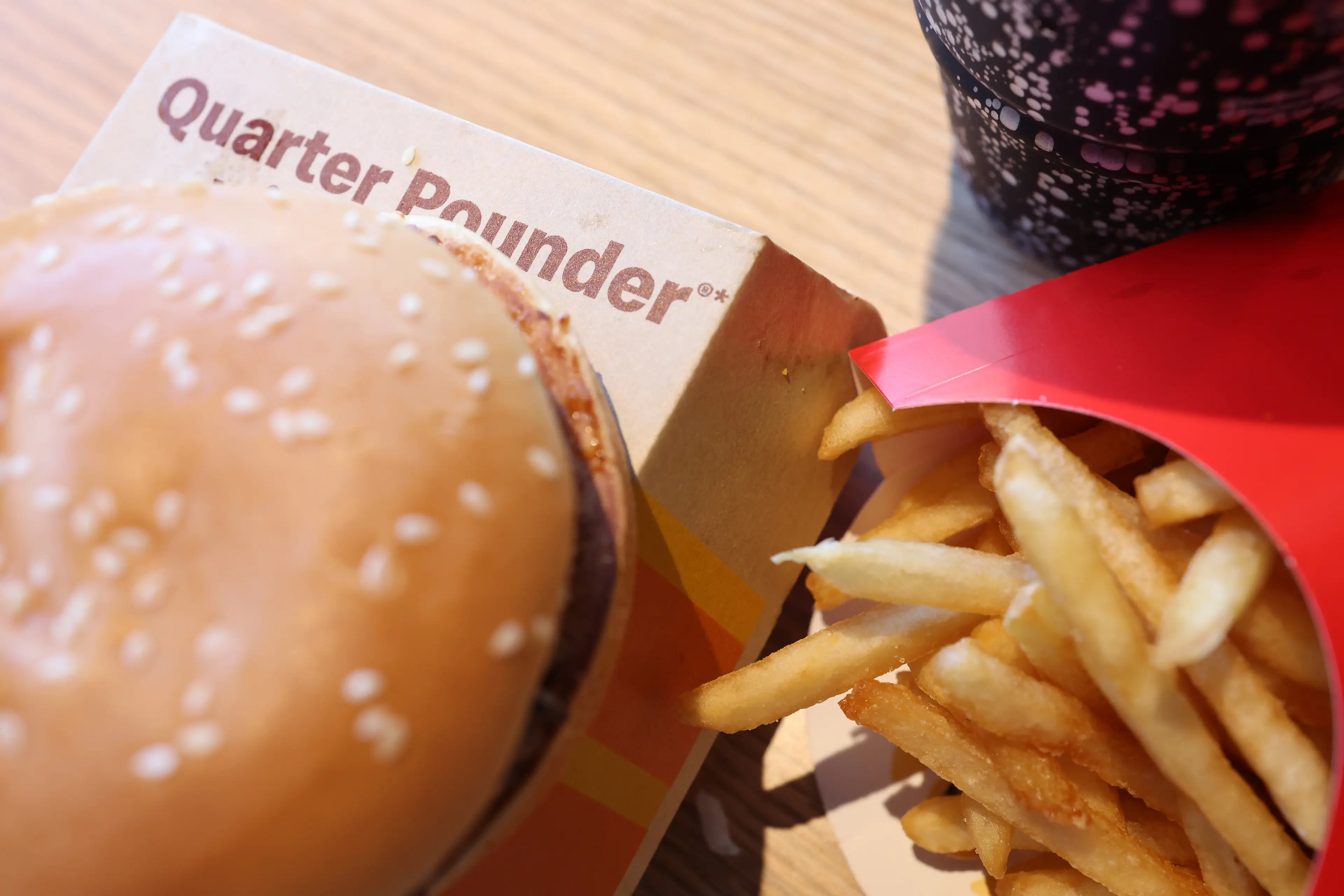 The Quarter Pounder has been taken off the menu at various McDonald's (Michael M. Santiago/Getty Images) 