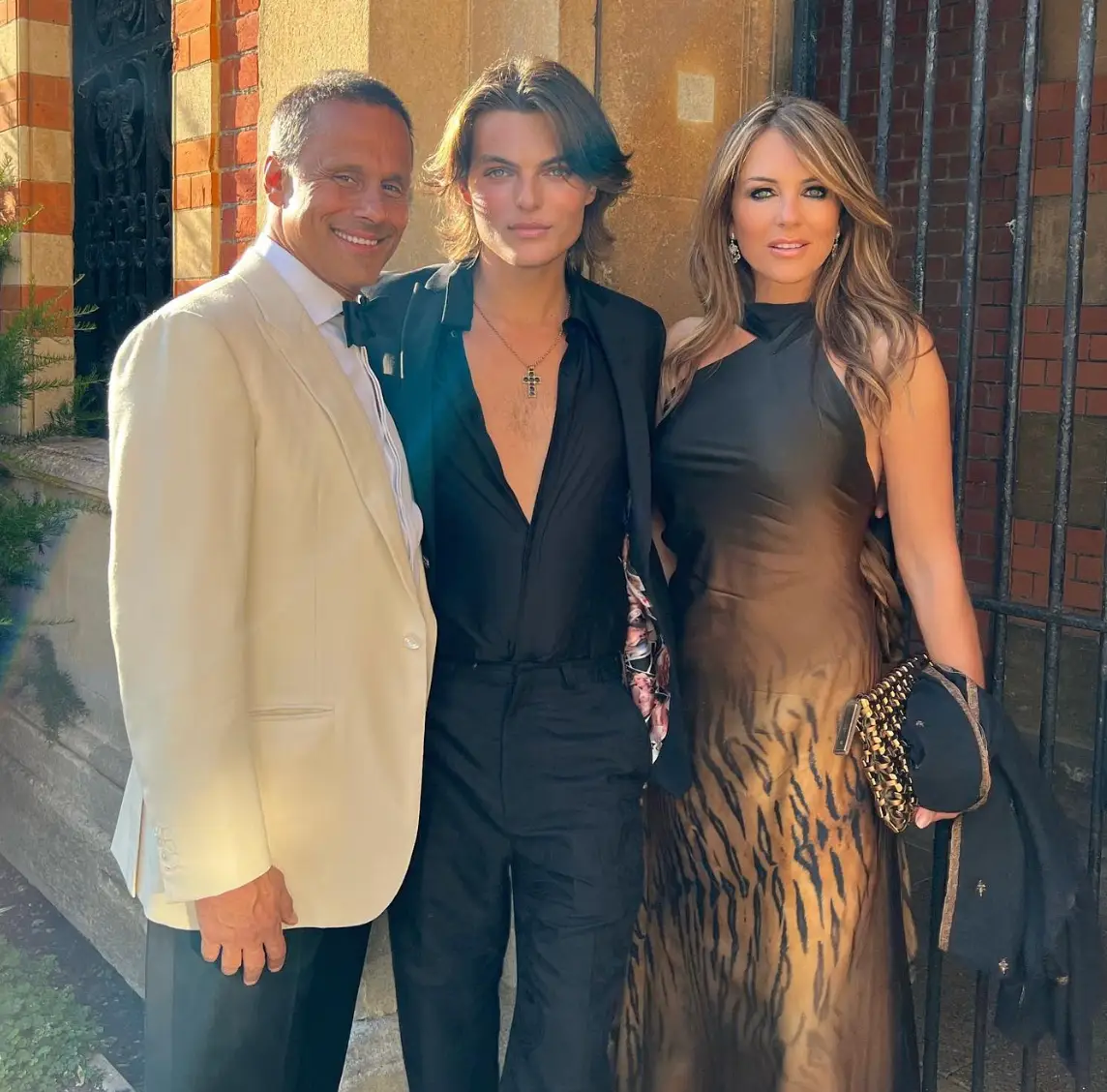 Damien Hurley at his graduation.